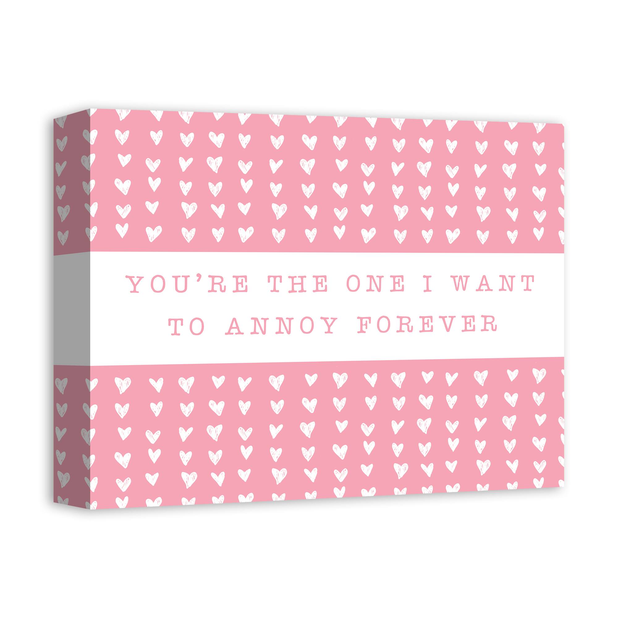 One Annoy Forever Canvas Wall Art