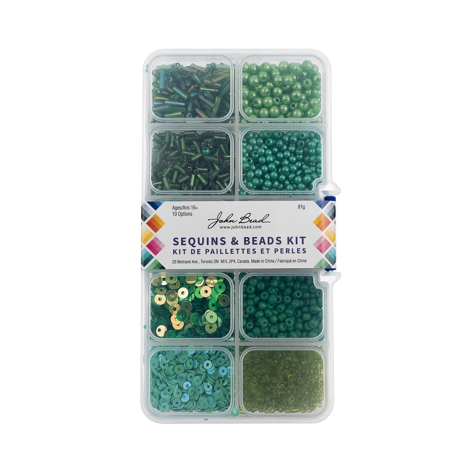 John Bead Mixed Sequins &#x26; Beads Kit