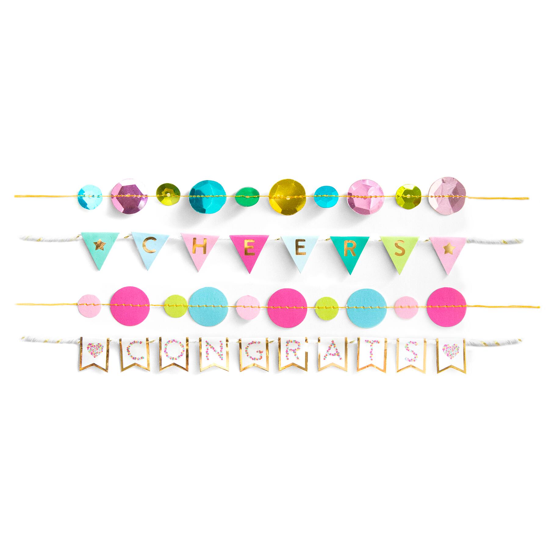 12 Packs: 4 ct. (48 total) Banner Embellishments by Recollections&#x2122;