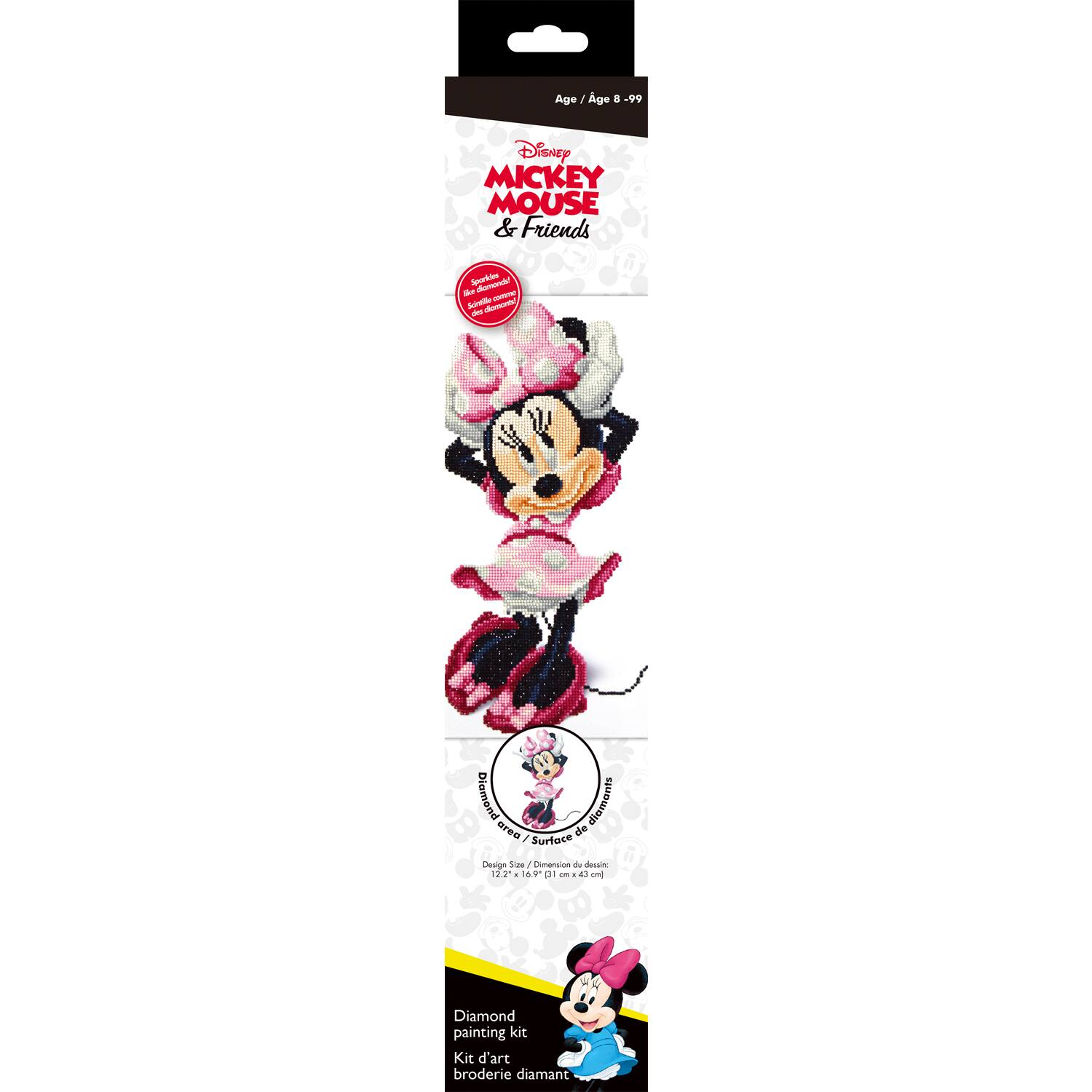 Camelot&#xAE; Dots Minnie&#x27;s Bow Diamond Painting Kit