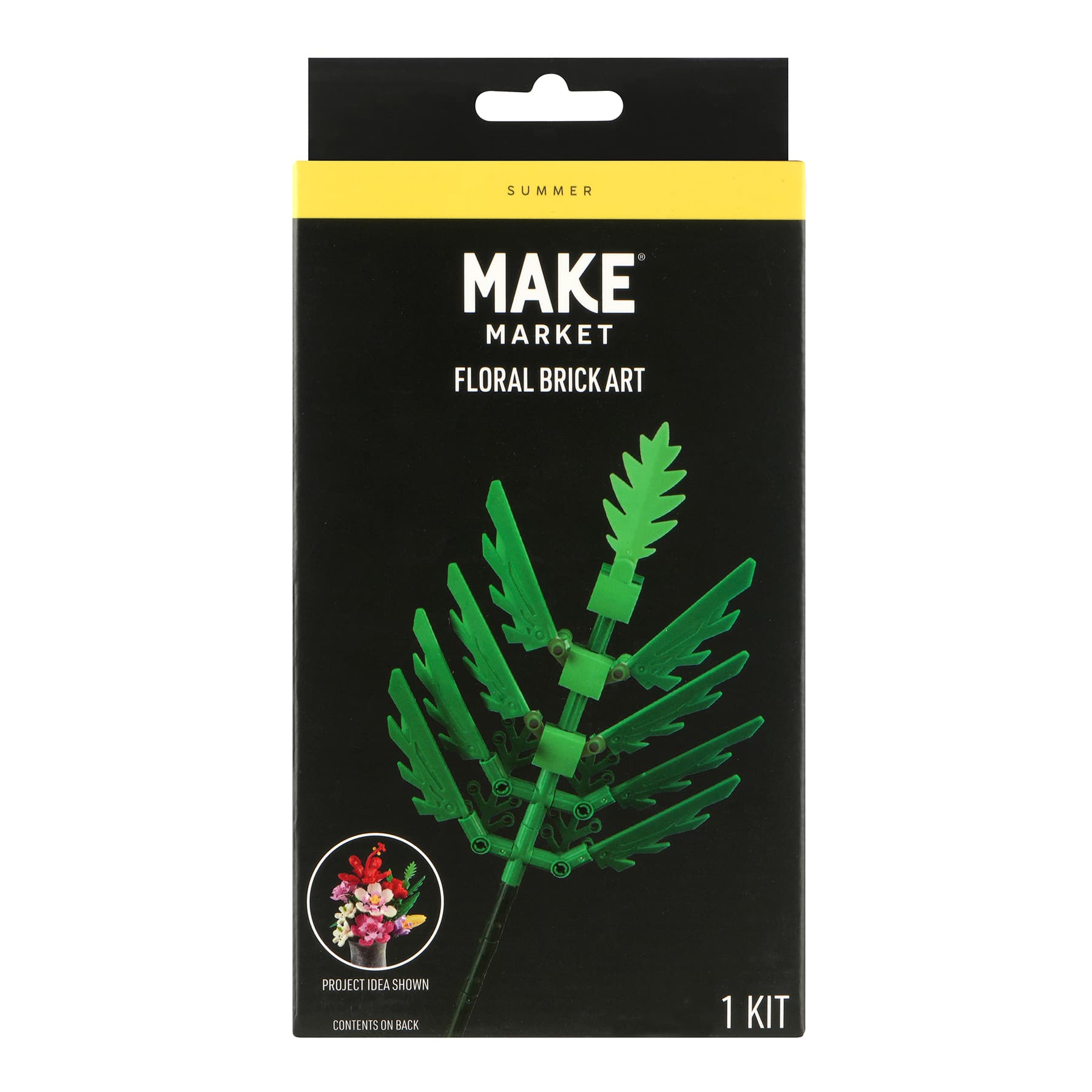 Palm Floral Brick Art Kit by Make Market&#xAE;