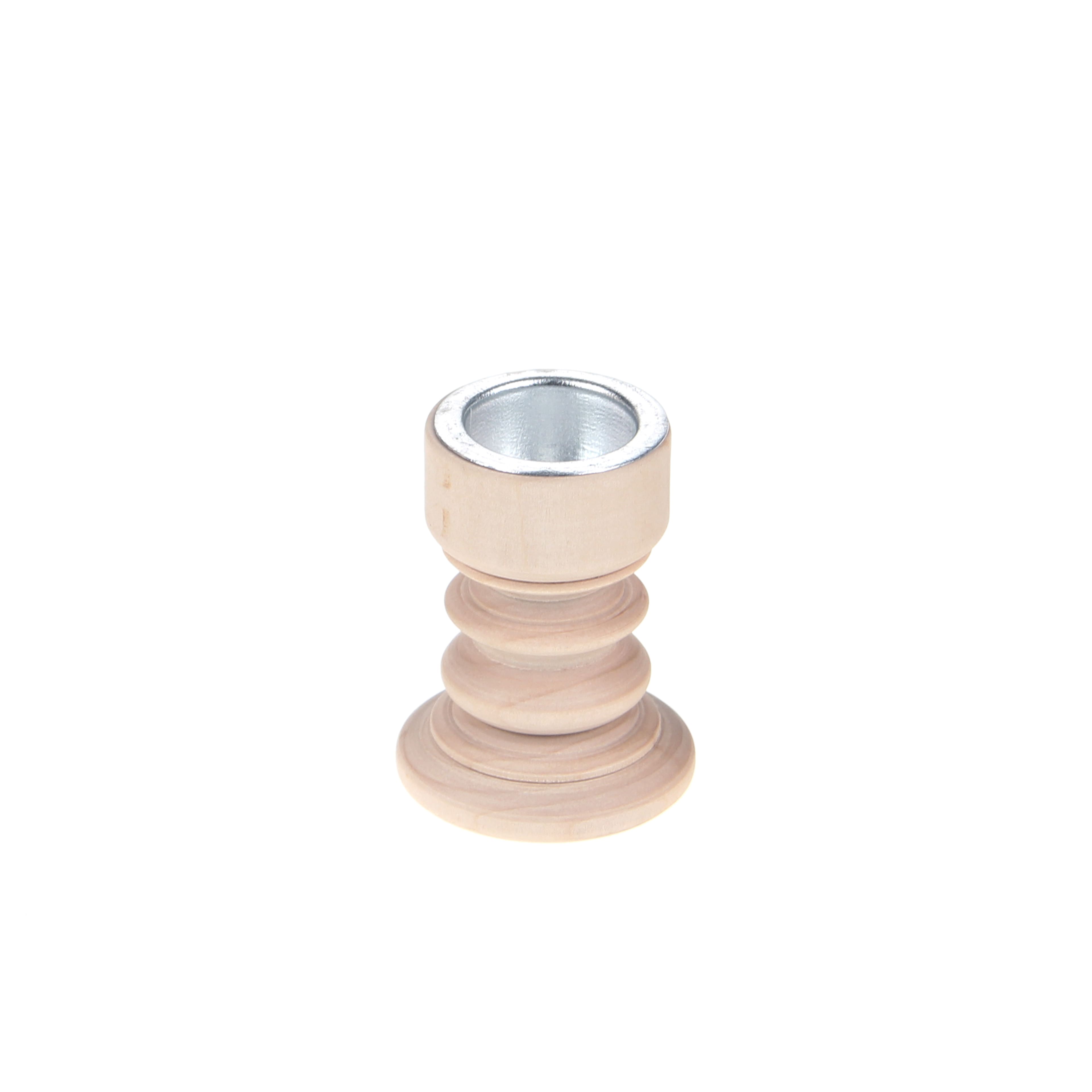 Wood Candle Holders, 5ct. by Make Market&#xAE;