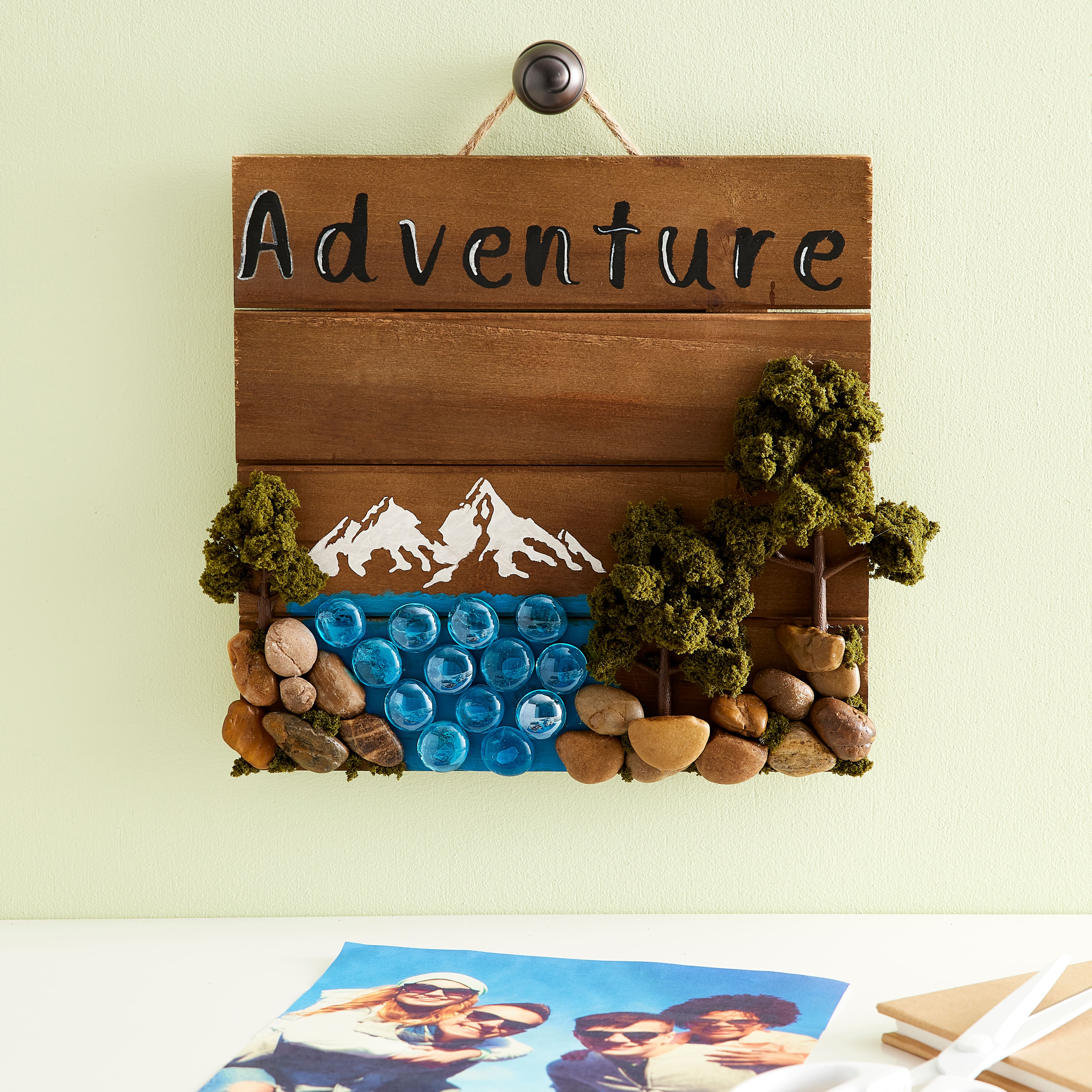 10" Square Wood Pallet Plaque by ArtMinds®