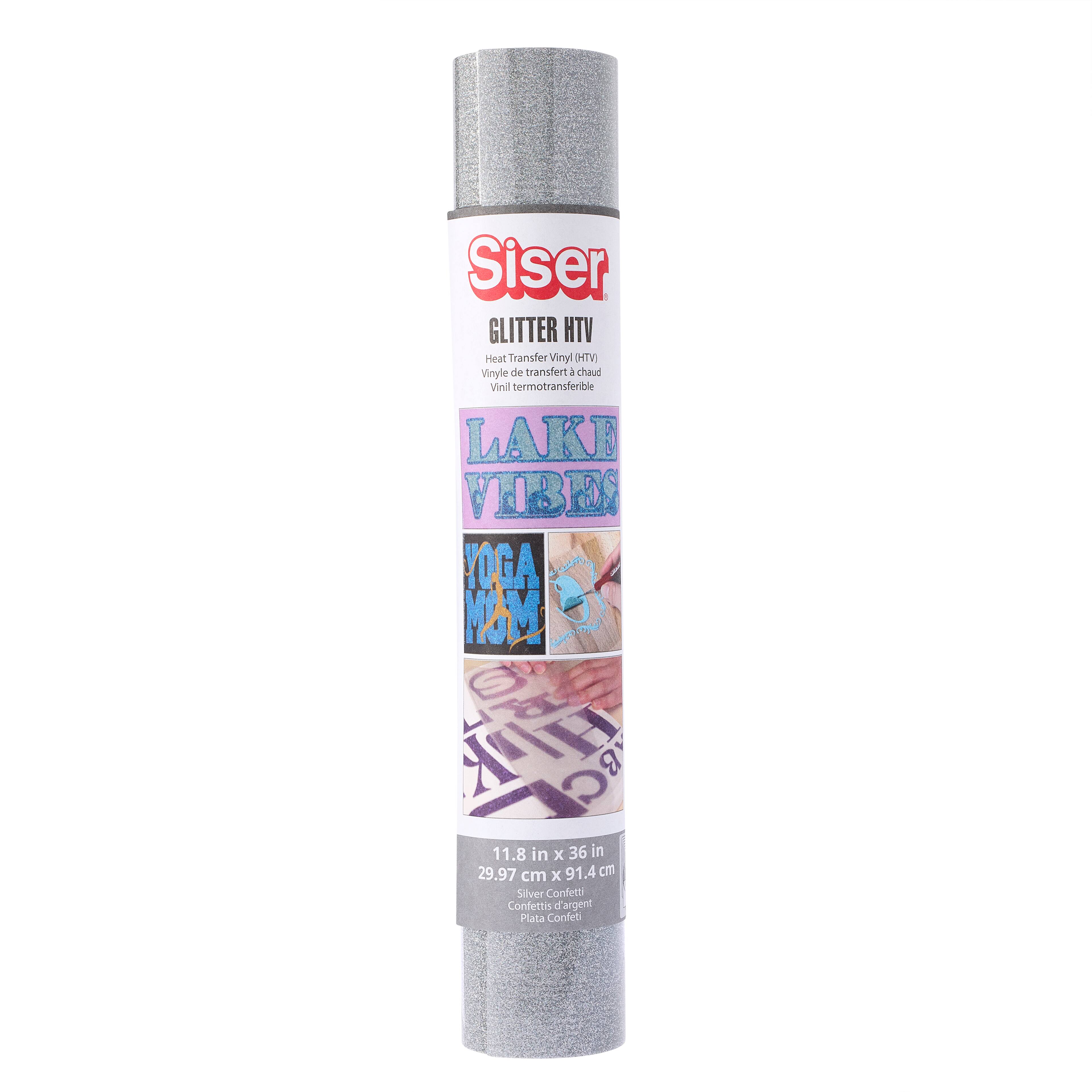 Siser&#xAE; Glitter Heat Transfer Vinyl Mega Roll