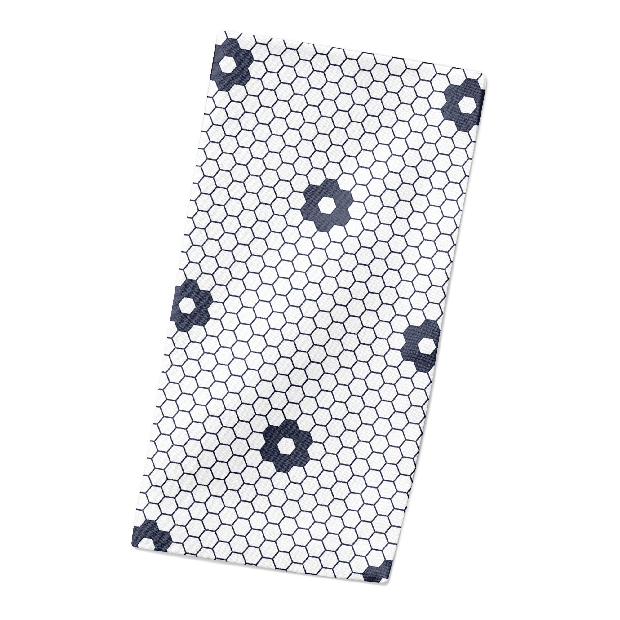 Floral Tile Pattern 10" x 10" Cotton Twill Napkin