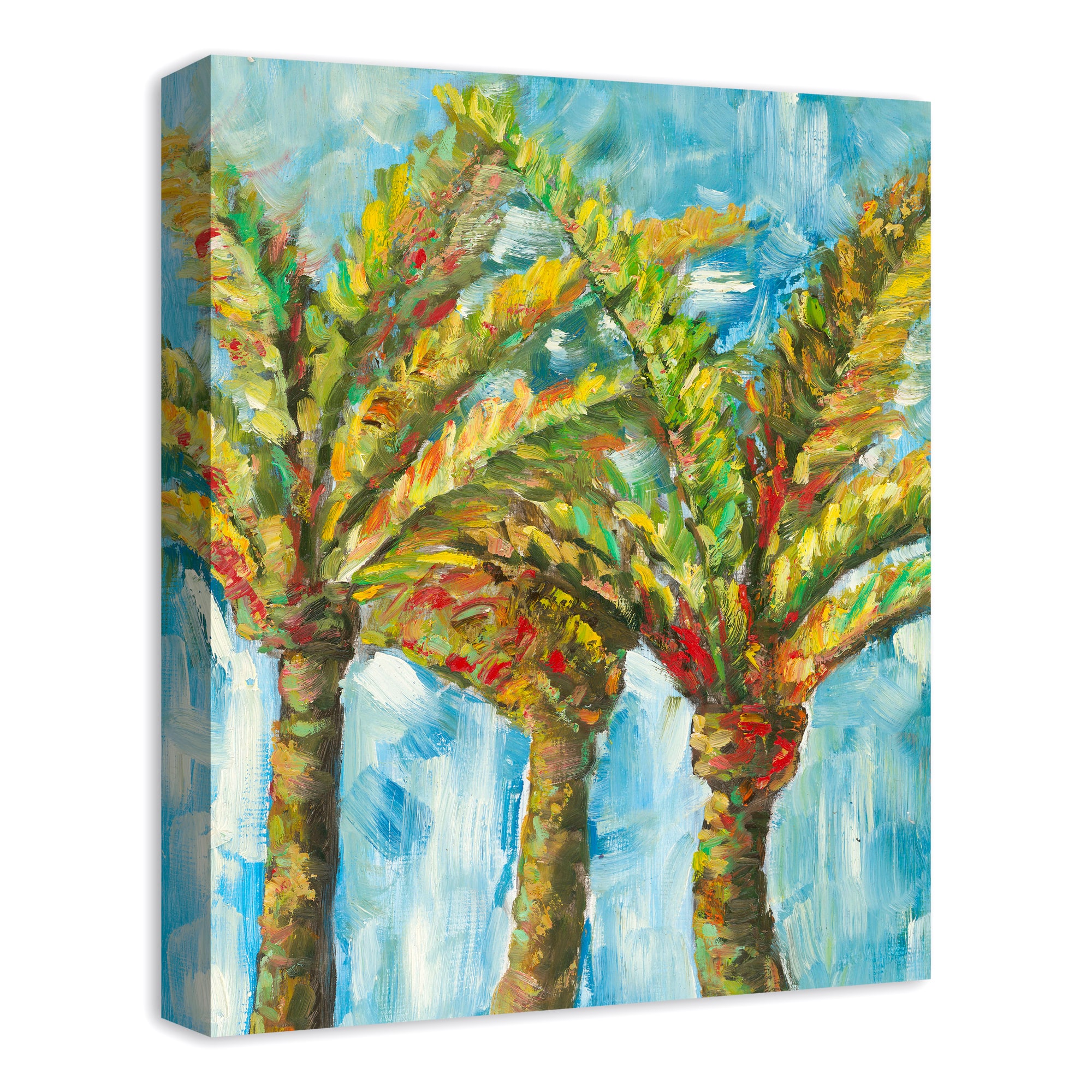 Bright Palms 16" x 20" Canvas Wall Art