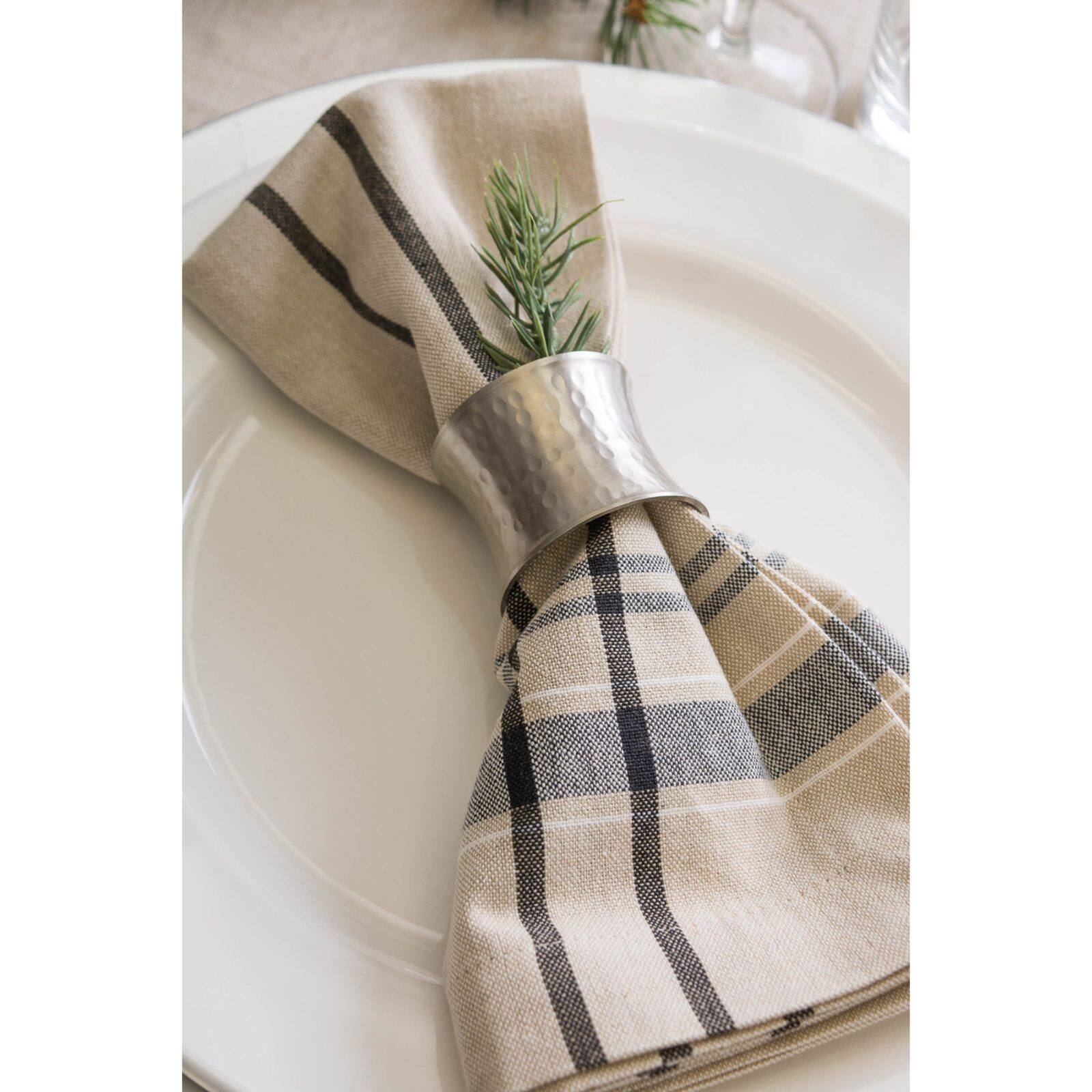 DII® French Stripe Cloth Dinner Napkins