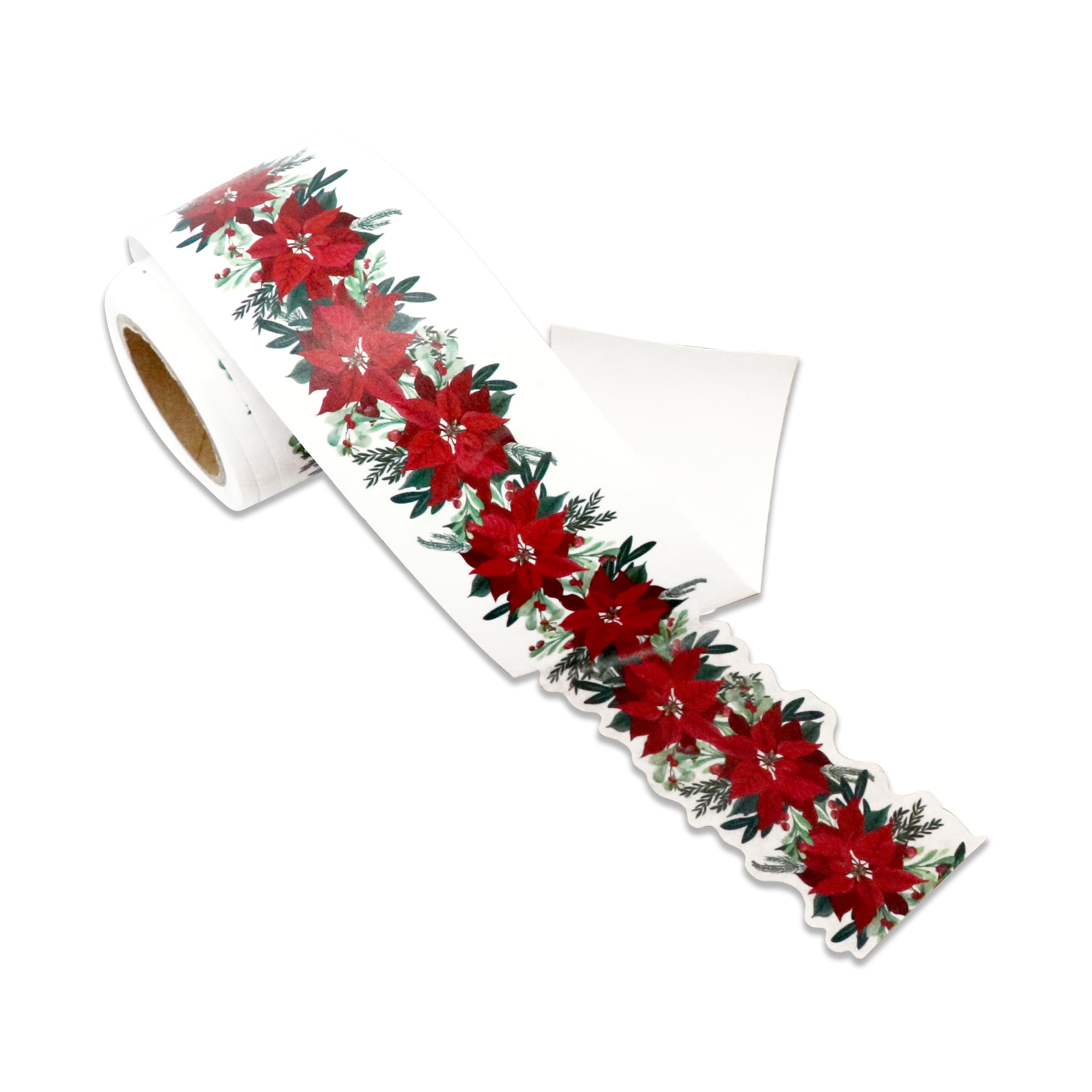 Poinsettia Die Cut Washi Crafting Tape by Recollections&#x2122;