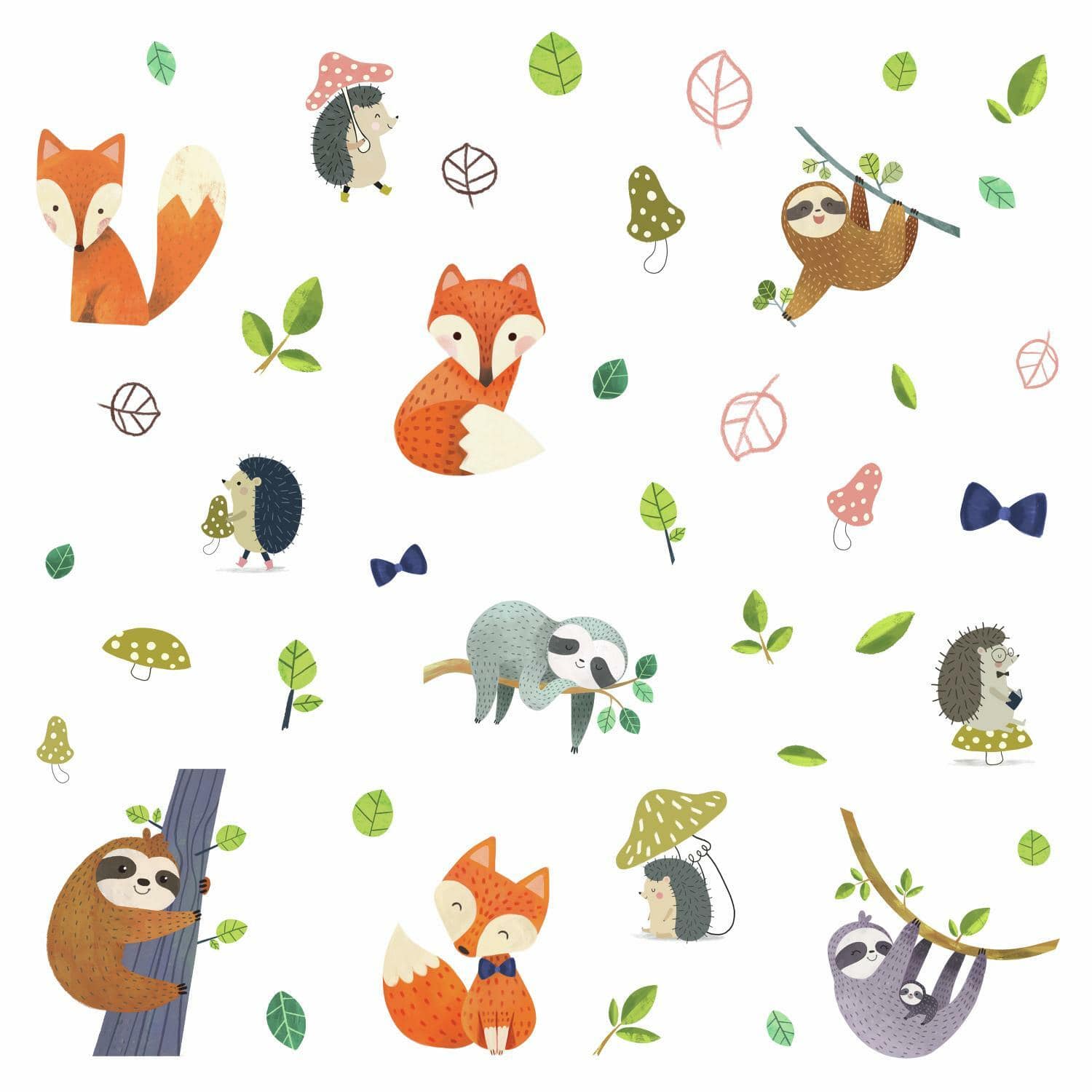 RoomMates Forest Friends Peel &#x26; Stick Wall Decals