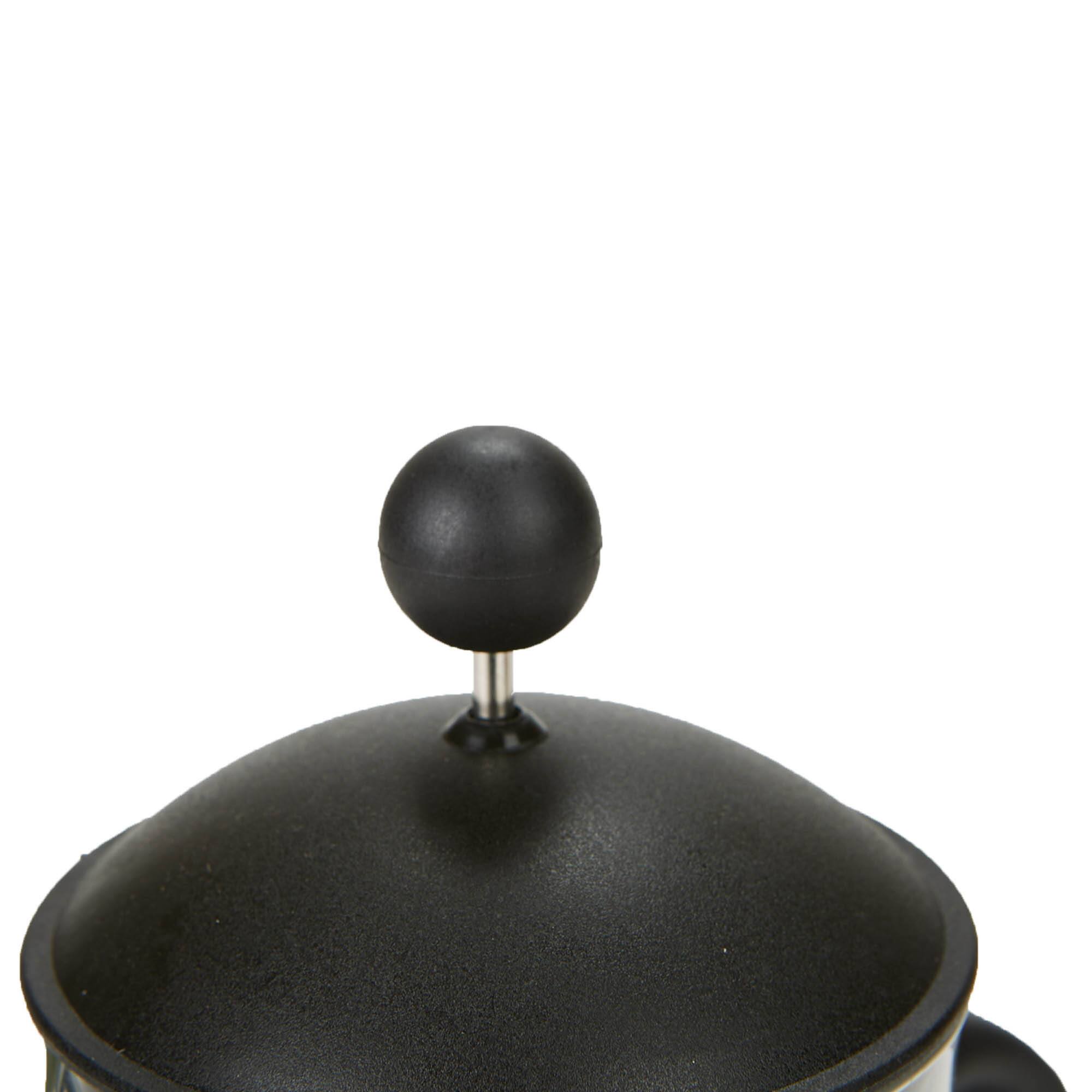 Mind Reader Black French Press Glass Coffee Maker With Stainless Steel