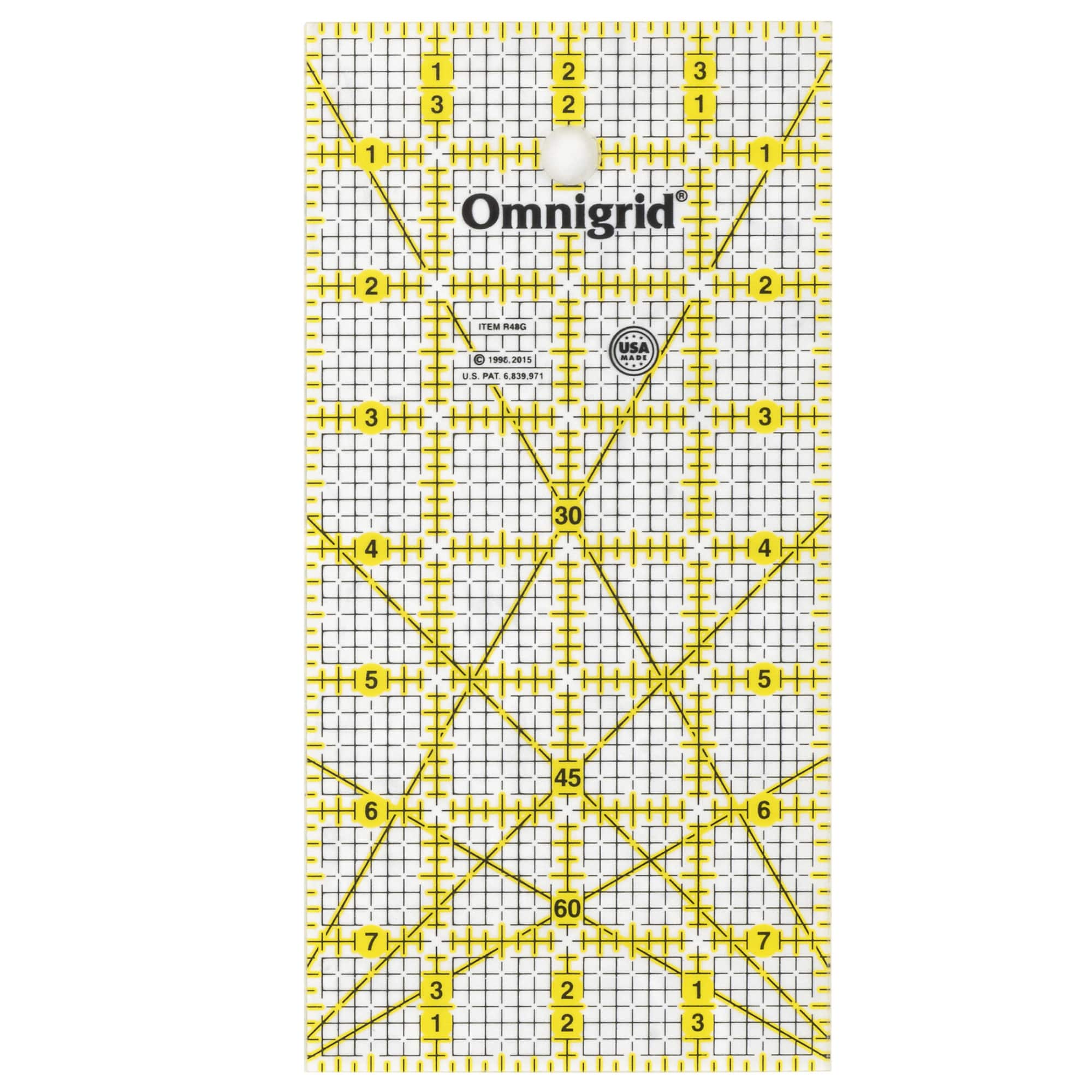 Omnigrid&#xAE; 4&#x22; x 8&#x22; Rectangle Quilting &#x26; Sewing Ruler