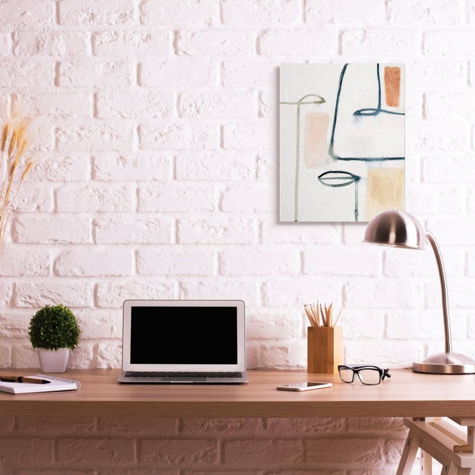 Stupell Industries Abstract Color Block Face Wall Accent