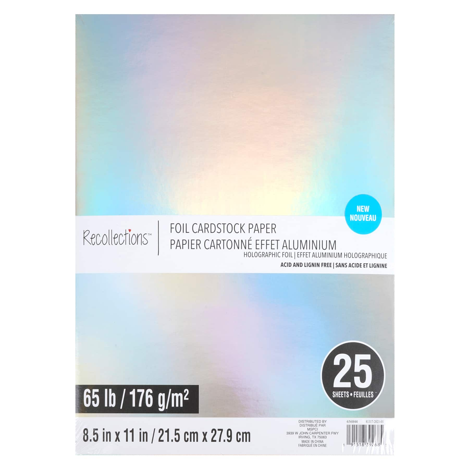 8-5-x-11-foil-cardstock-paper-by-recollections-25-sheets-michaels