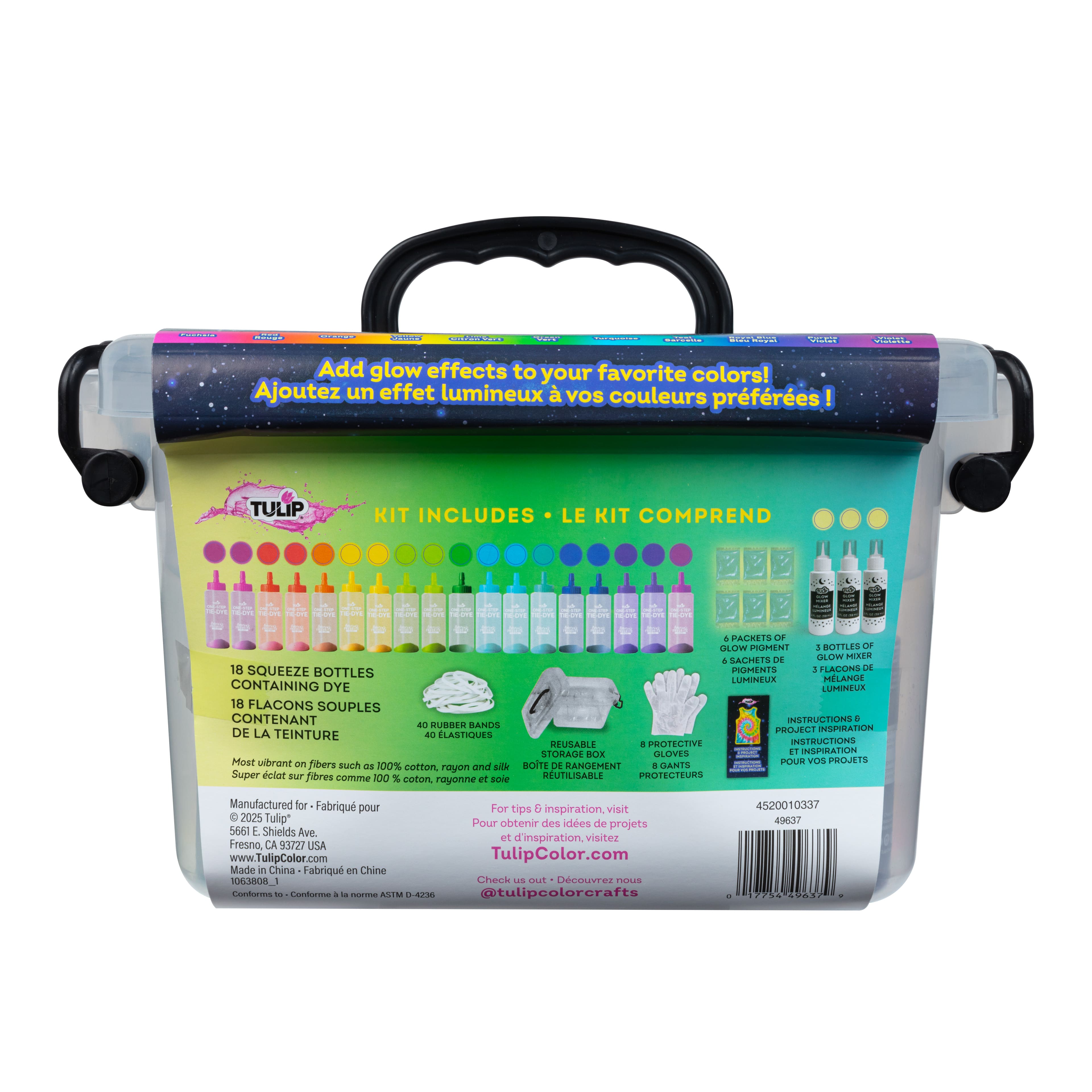 Tulip&#xAE; 18 Color Glow Tie Dye Kit
