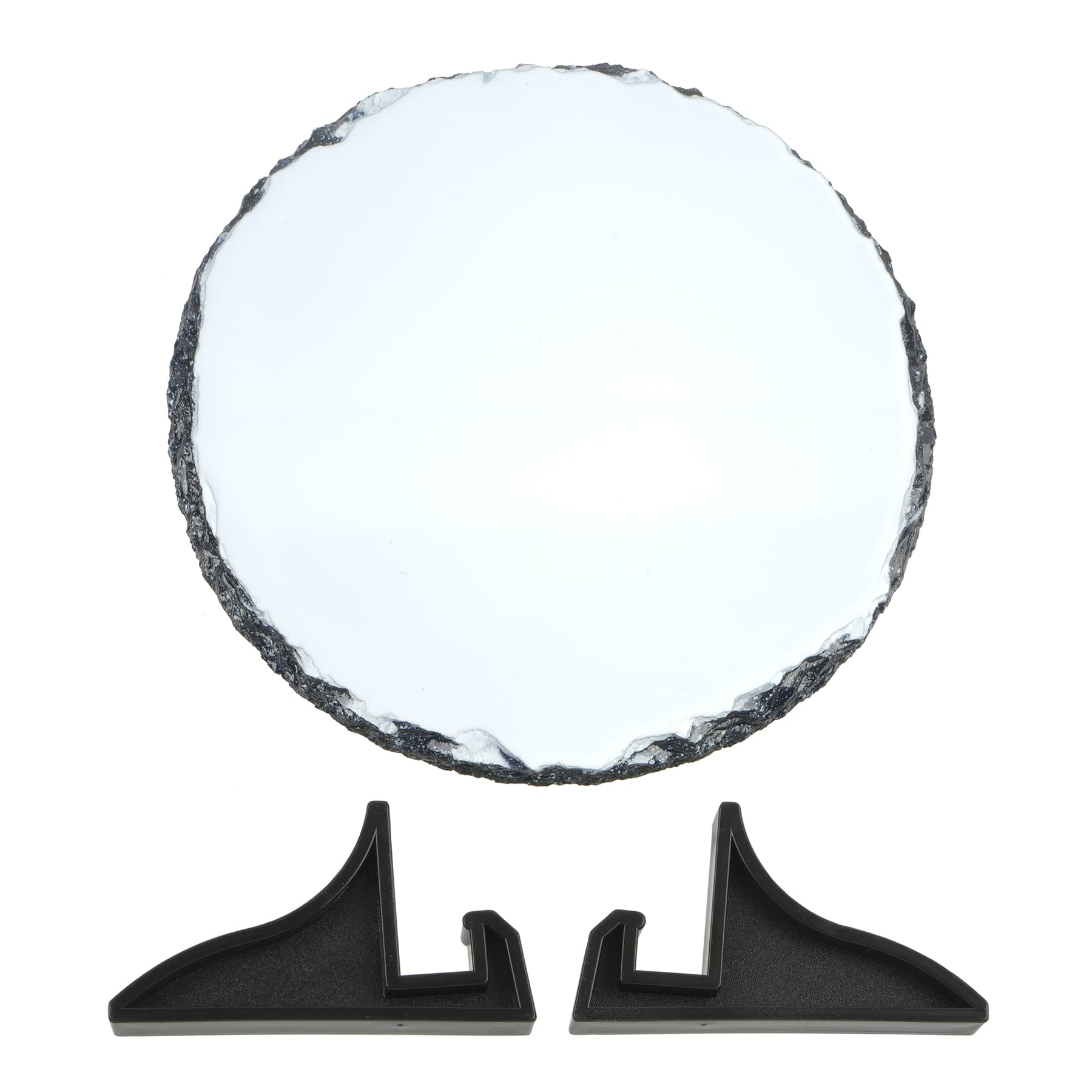 12 Pack: 6" Round Slate Sublimation Blank by Make Market®