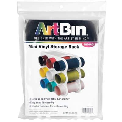 Vinyl Storage Organizer With 48 Compartments, Vinyl Roll Holder For Htv  Vinyl Roll, Wall Sticker Roll,craft Vinyl Roll