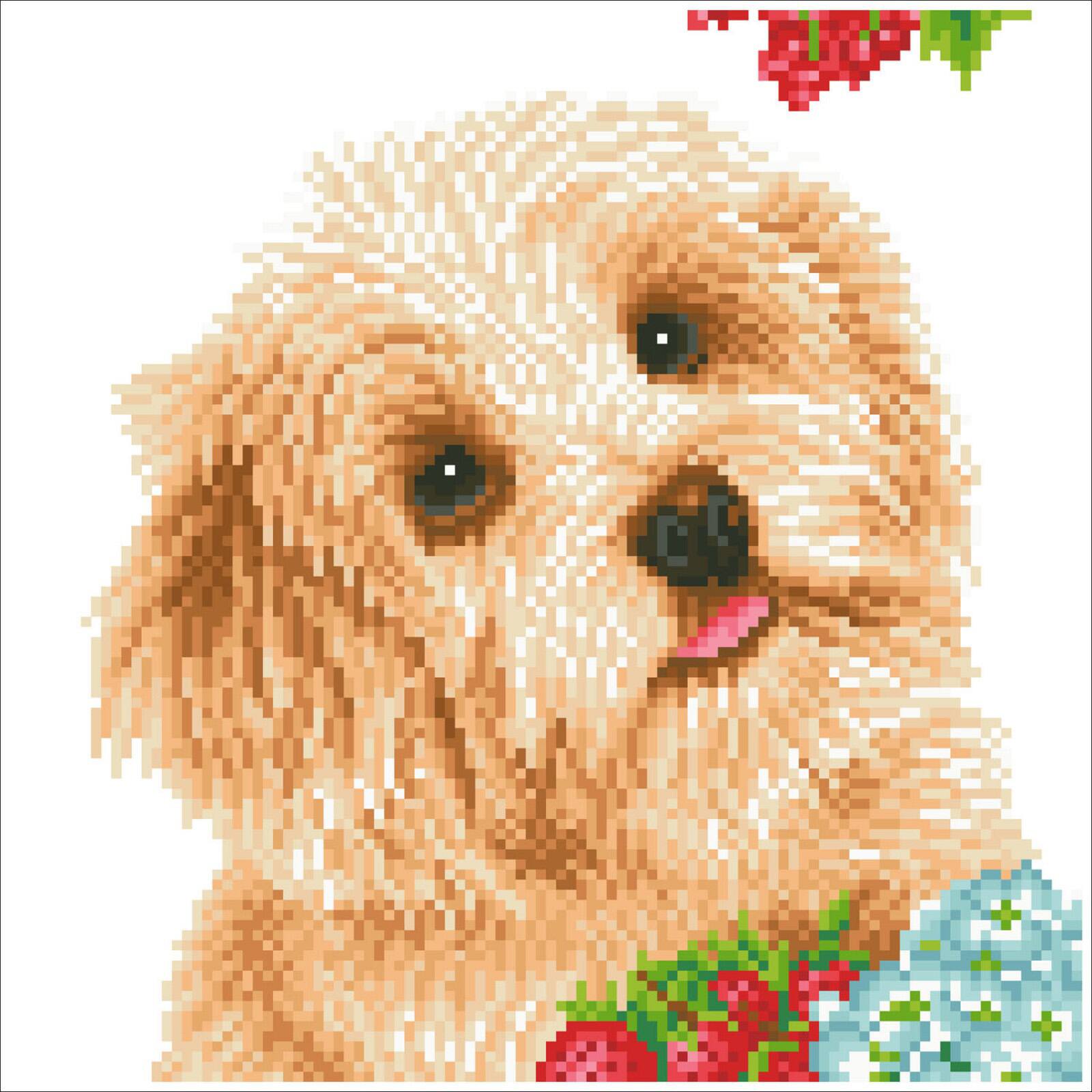 Diamond Dotz® Intermediate I Love My Dog with Frame Diamond Painting Kit