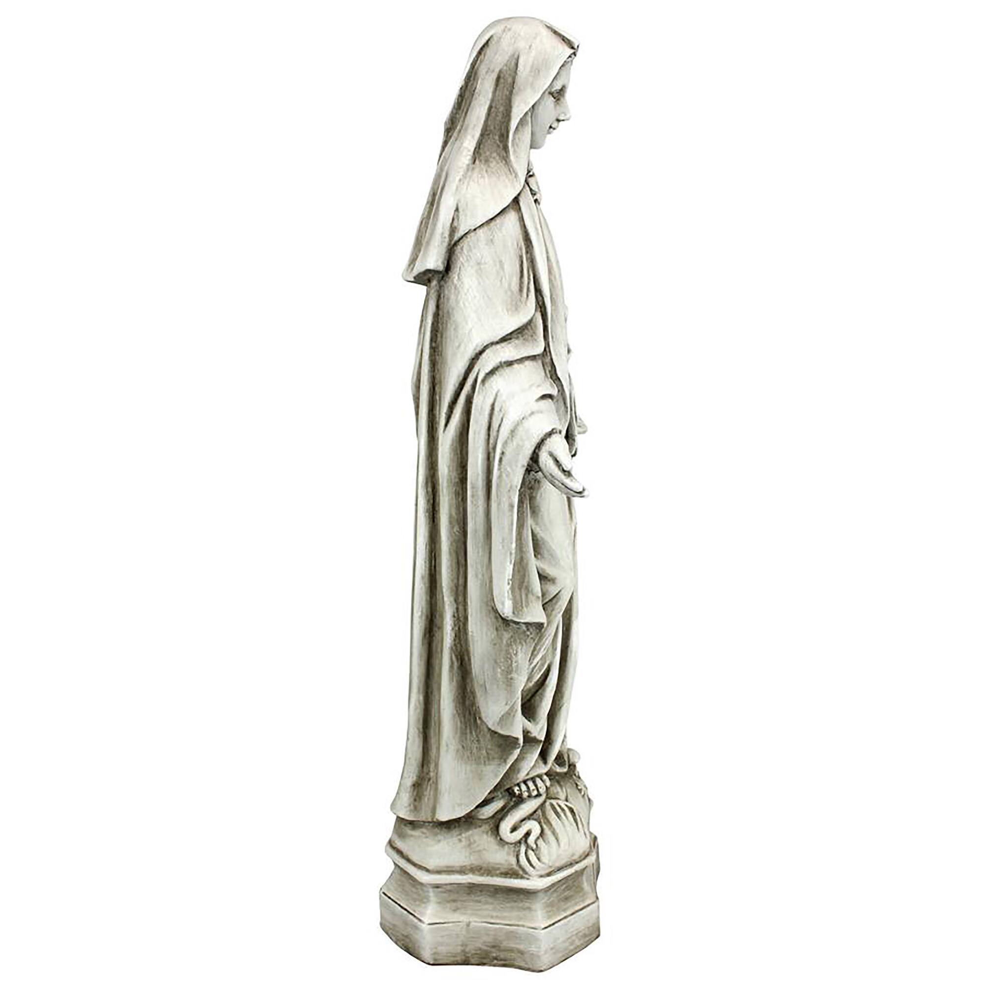 Design Toscano 19.5&#x22; Madonna of Notre Dame Garden Statue