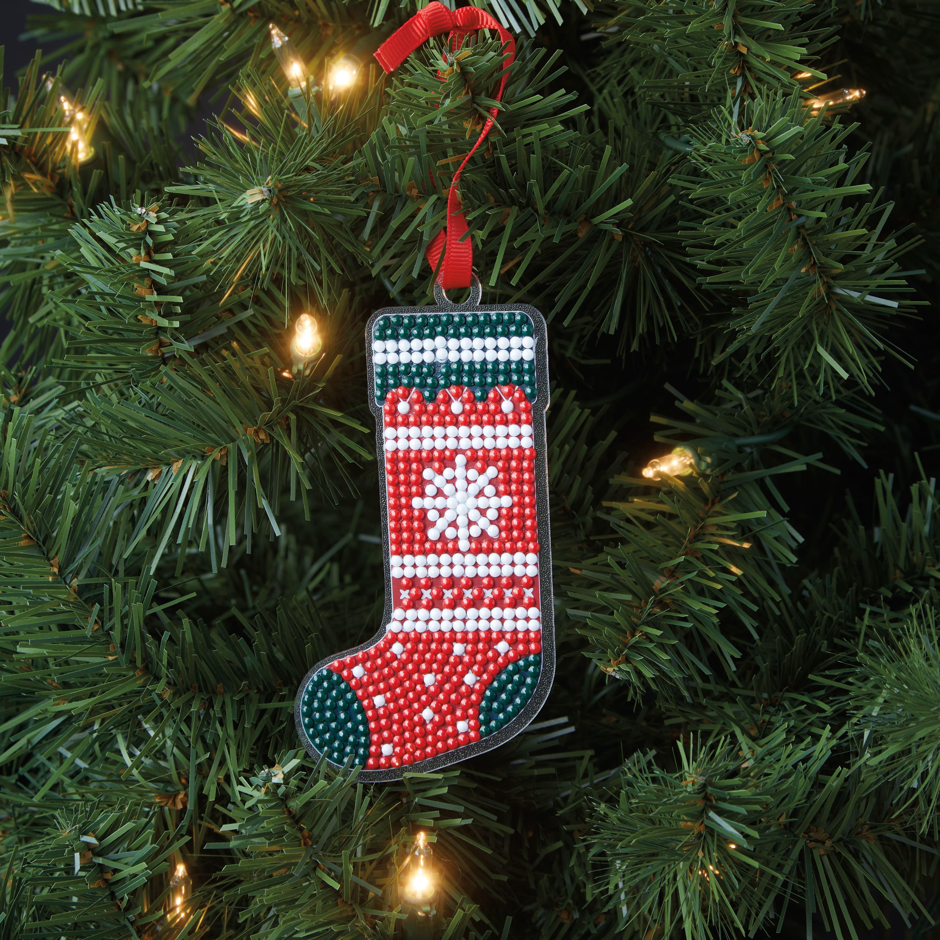 Stocking Diamond Art Ornaments Kit by Make Market&#xAE;