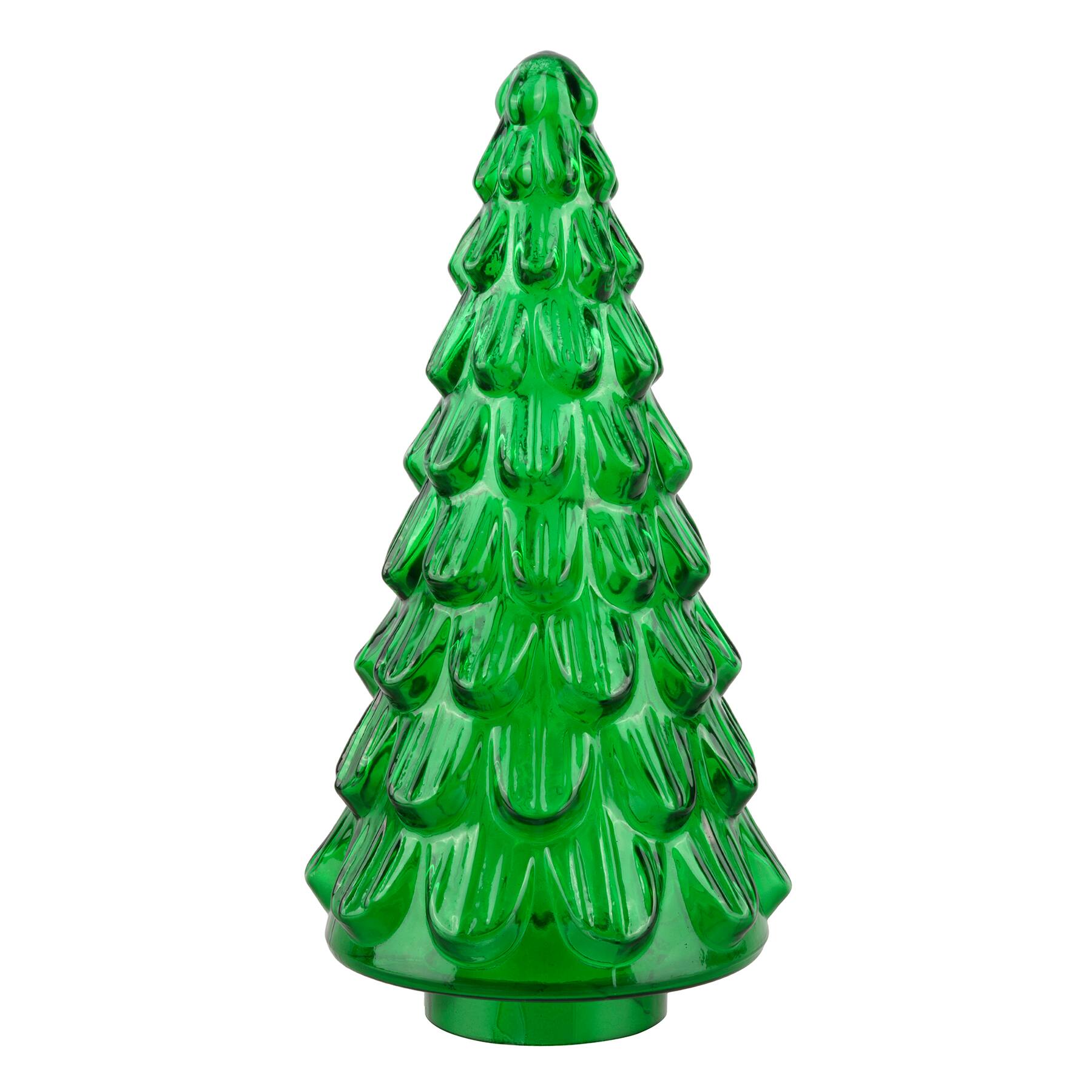10.5" Green Glass Tabletop Tree by Ashland®