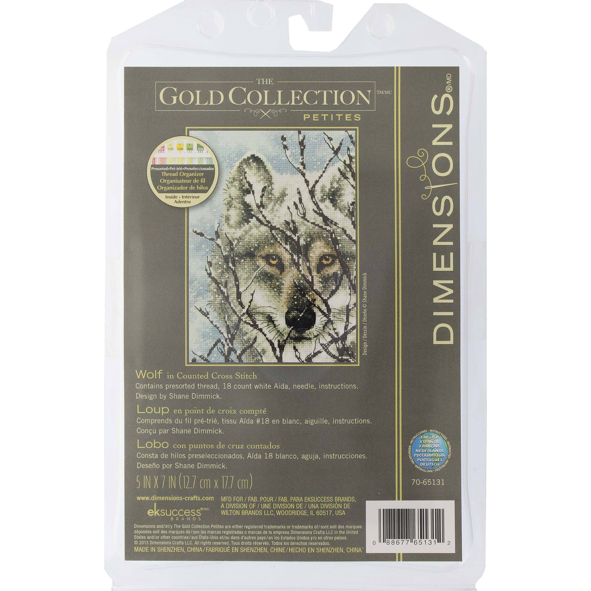 Dimensions Wolf Cross Stitch Kit - D615917S - Arts and Crafts Find the Dimensions Wolf Cross Stitch Kit at Micha sku D615917S