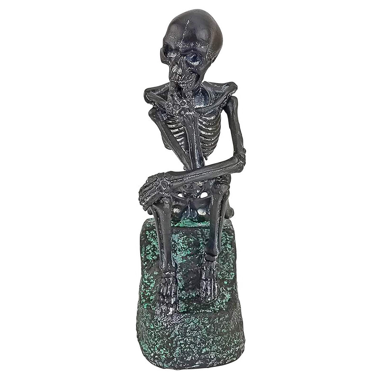 Design Toscano 10&#x22; The Skeleton Thinker Statue