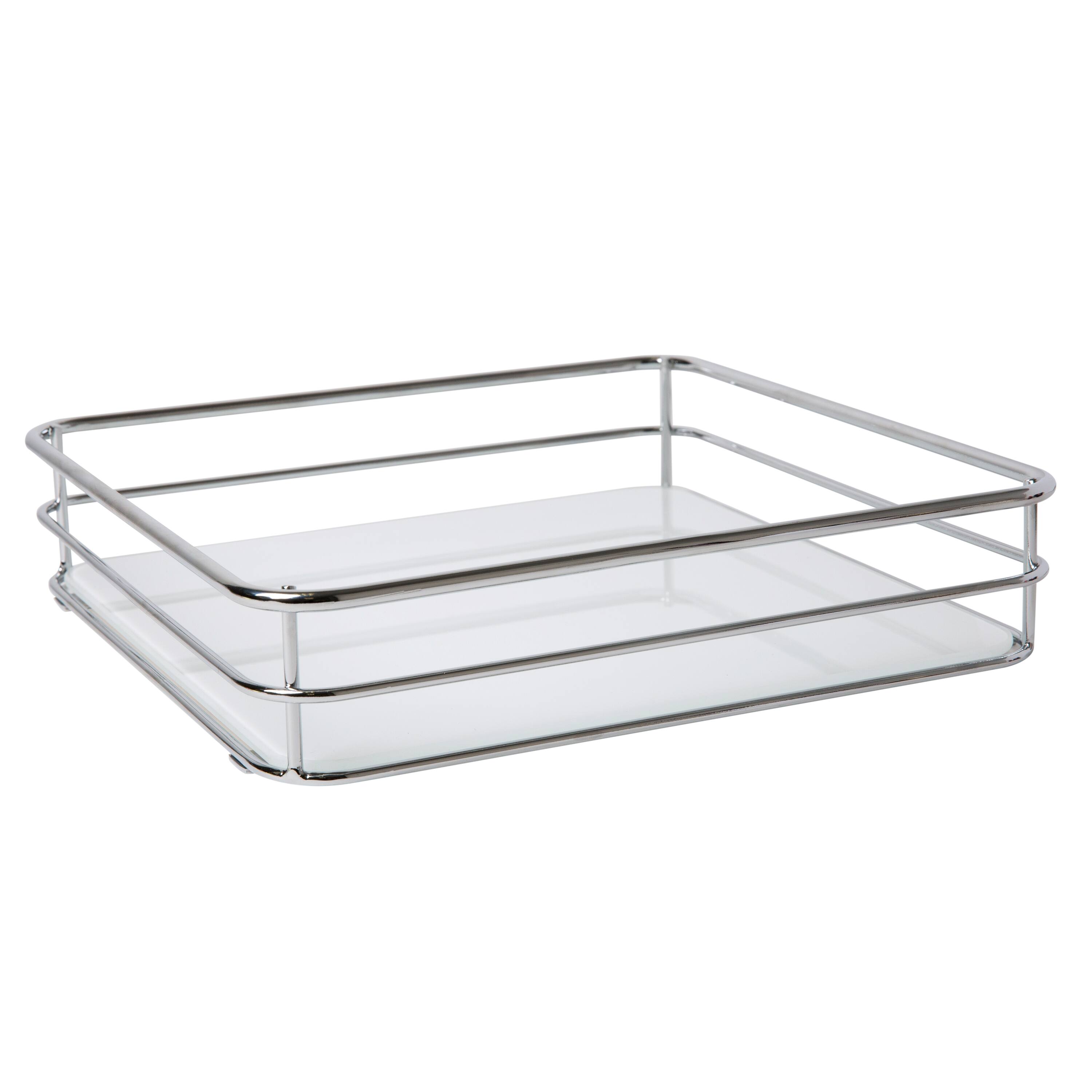 Elle D&#xE9;cor Limoges Collection Square Vanity Tray