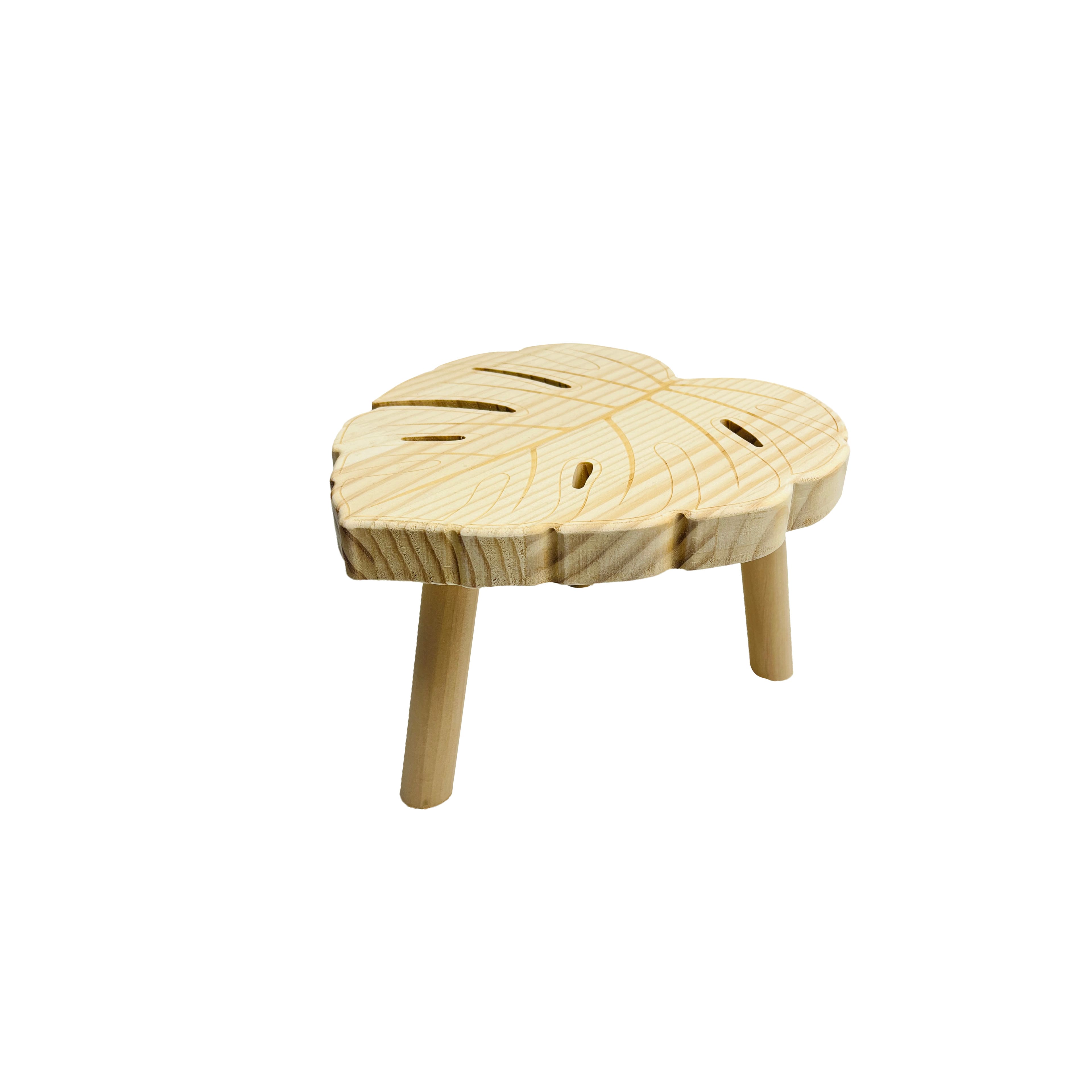 9.5&#x22; Unfinished Wood Leaf Planter Stand by Make Market&#xAE;