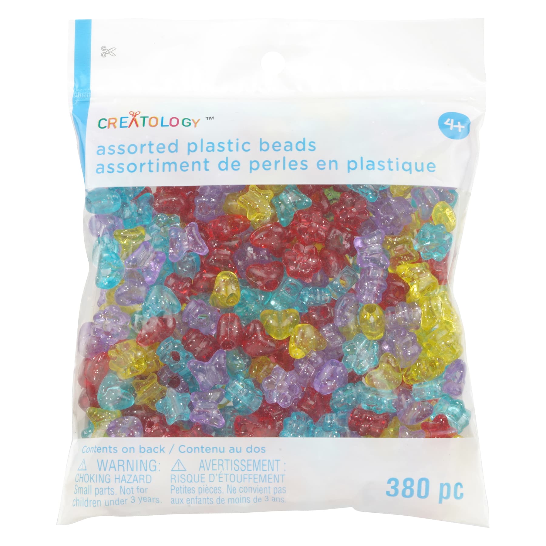 12 Packs: 380 ct. (4,560 total) Mixed Sparkle Beads by Creatology™