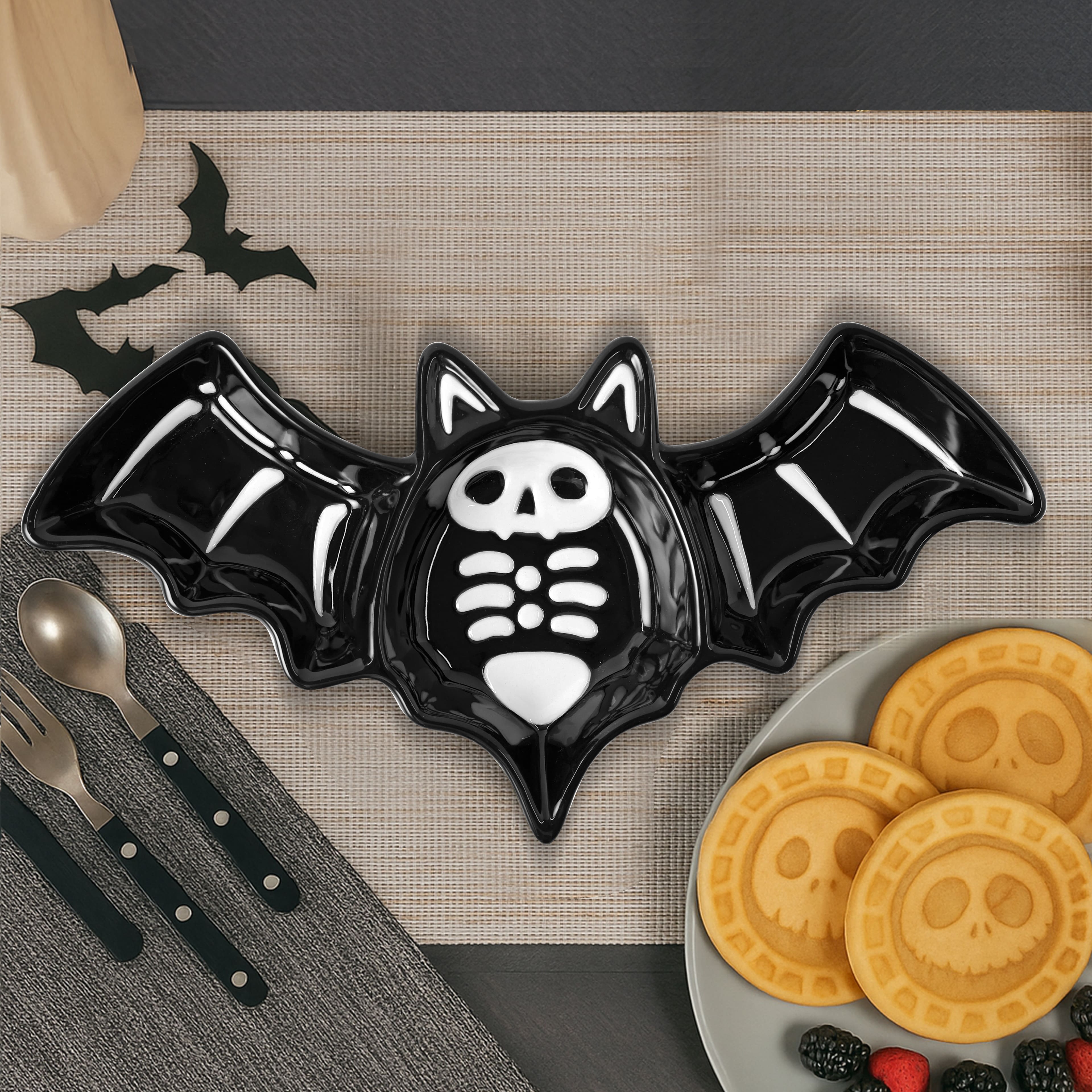14.25&#x22; Ceramic Bat Platter by Ashland&#xAE;