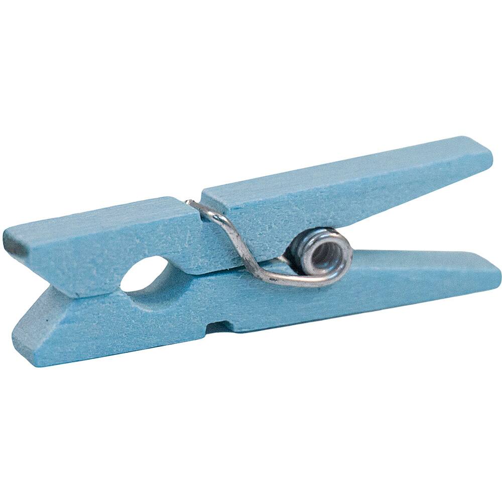 JAM Paper 1.125&#x22; Wood Clip Clothespins, 100ct.