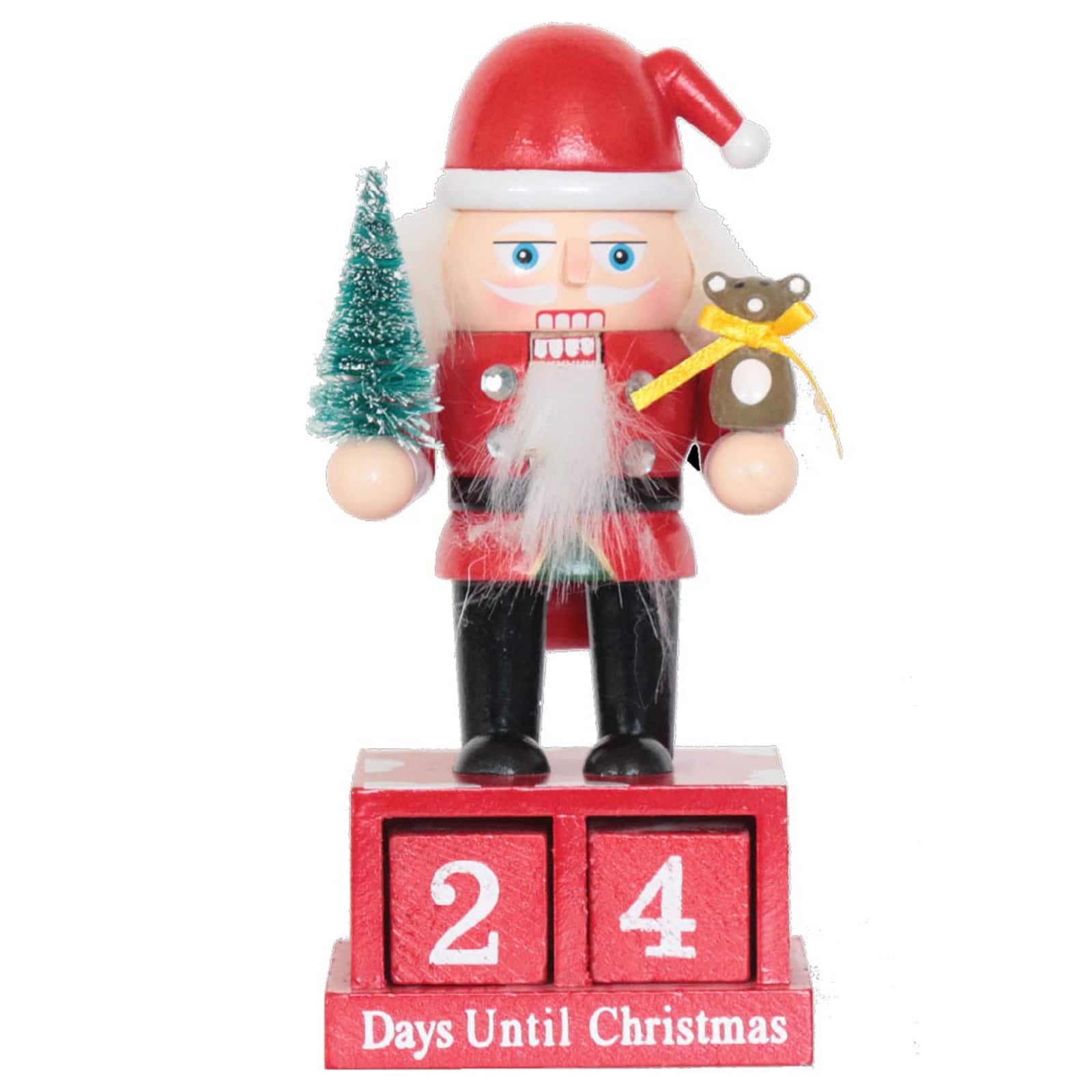 Santa's Workshop 6" Santa Countdown Nutcracker