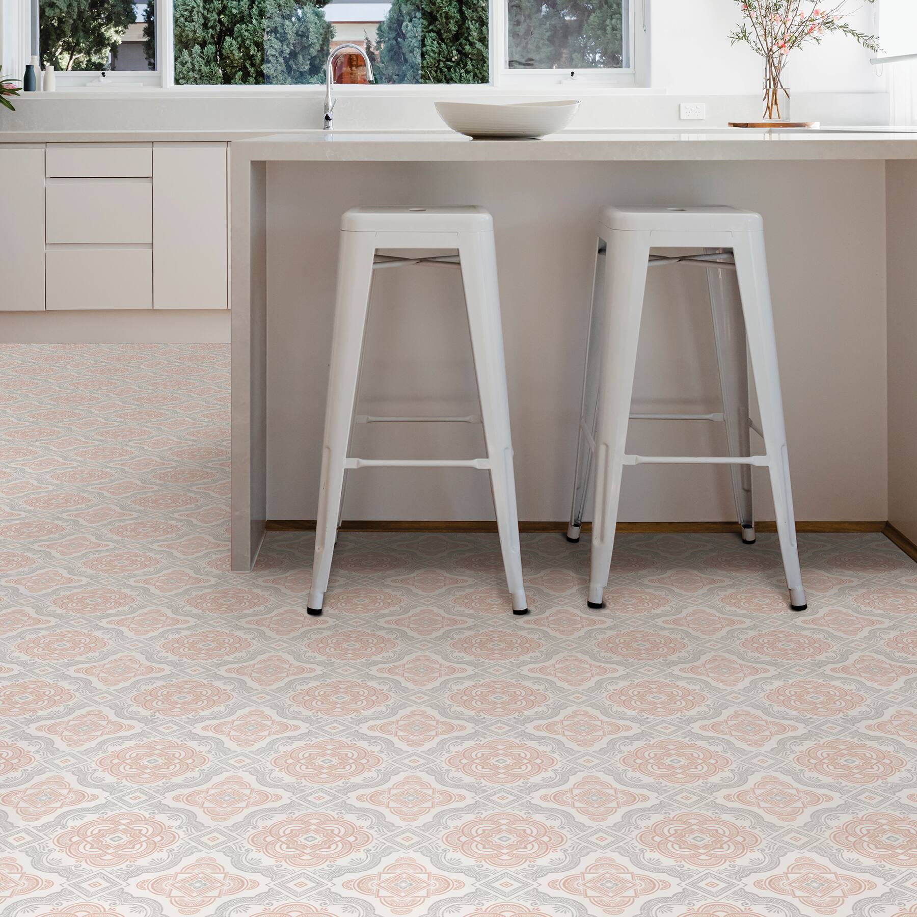 FloorPops Cecilia Peel & Stick Floor Tiles