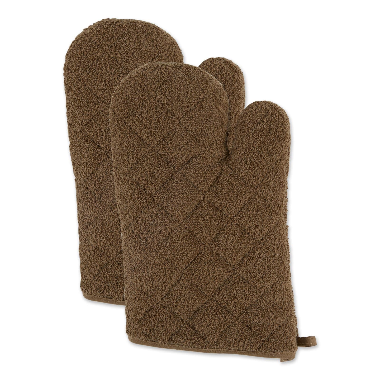 DII Gray Terry Oven Mitt (Set of 2)