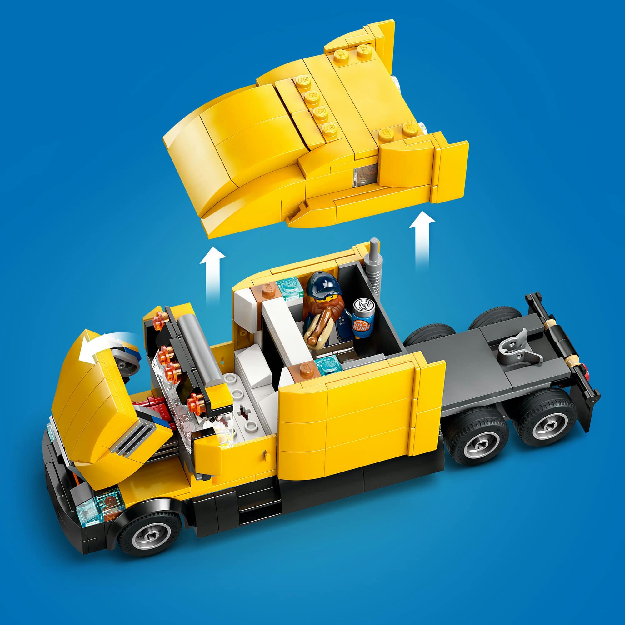 LEGO® City Yellow Delivery Truck Toy 60440