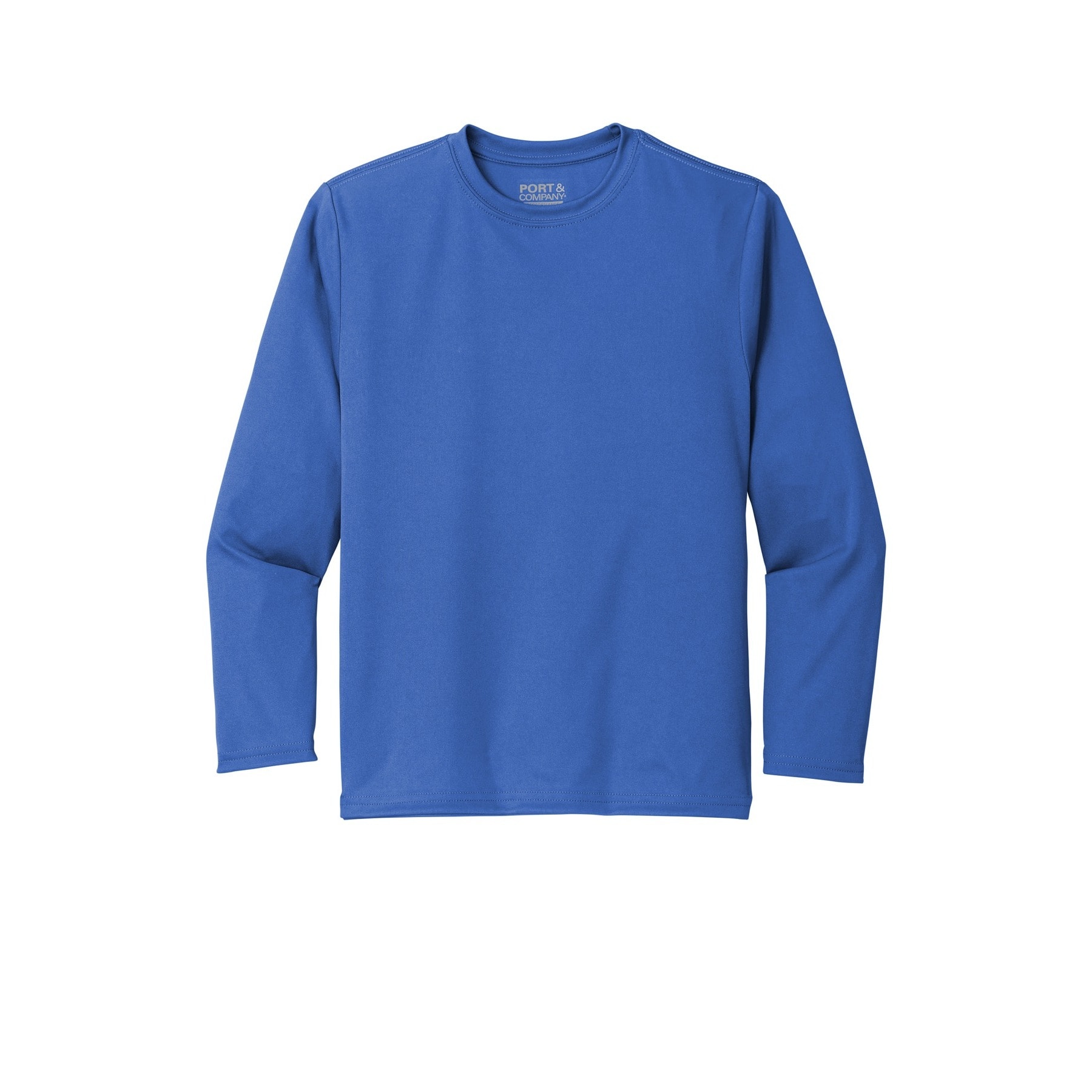 Port & Company® Youth Long Sleeve Performance T-Shirt