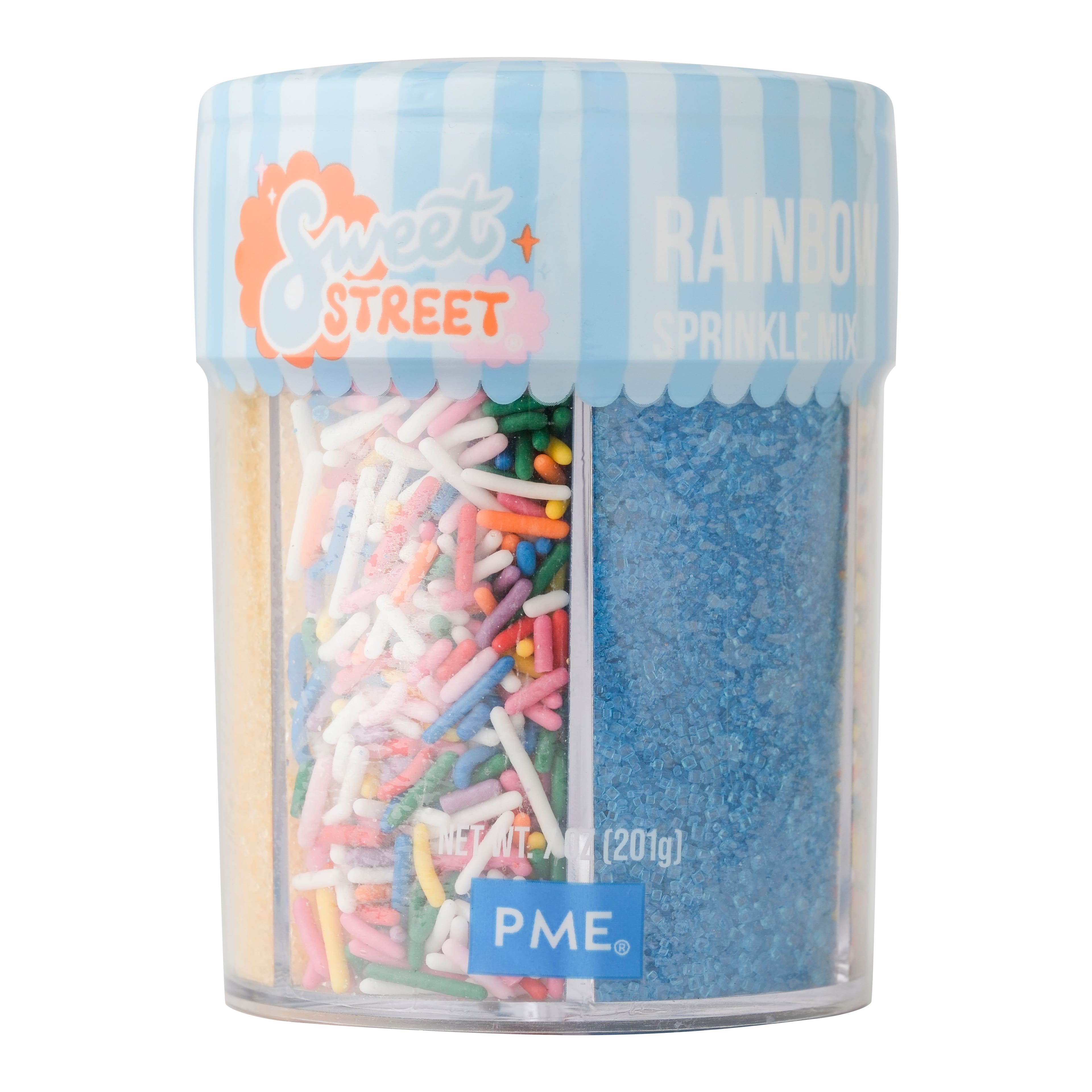 PME Cake Sweet Street&#xAE; Primary Rainbow Sprinkle Mix