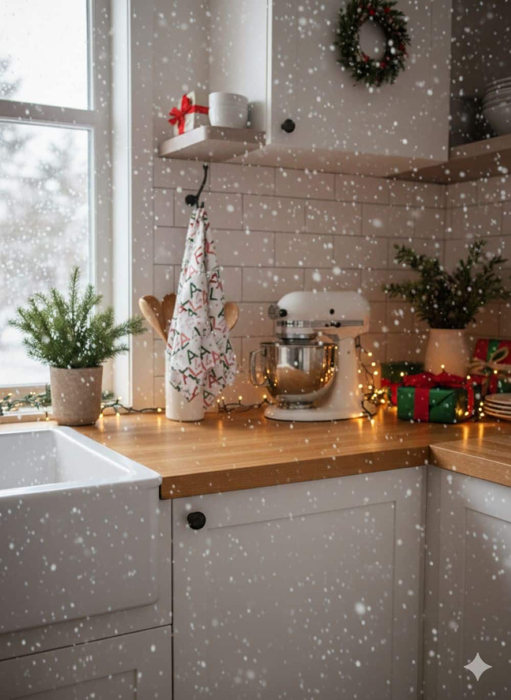 Fa La La Cotton Terry Kitchen Towel by Makery™