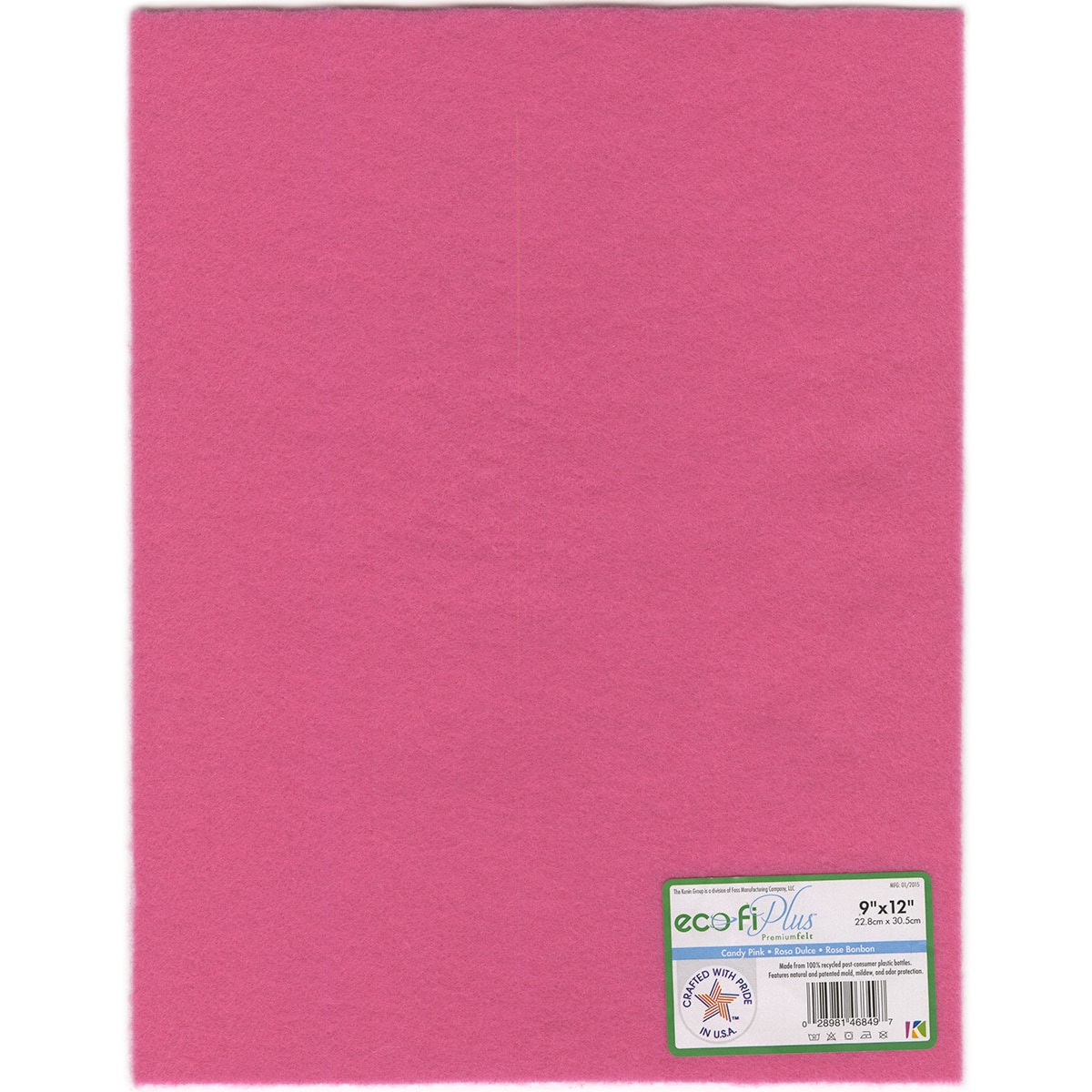 Kunin 9" x 12" Eco-Fi Plus Premium Felt Sheet, 12 Sheets