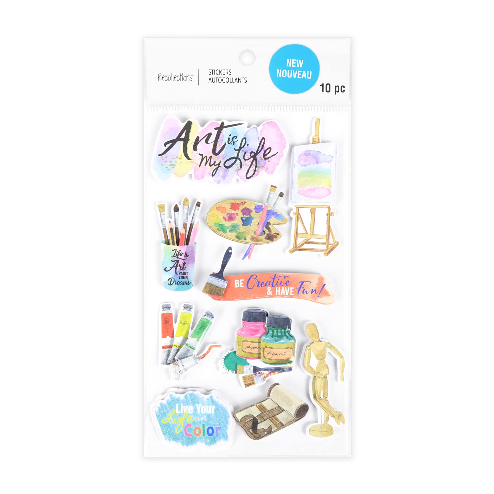 12 Pack: Painting Dimensional Stickers by Recollections&#x2122;