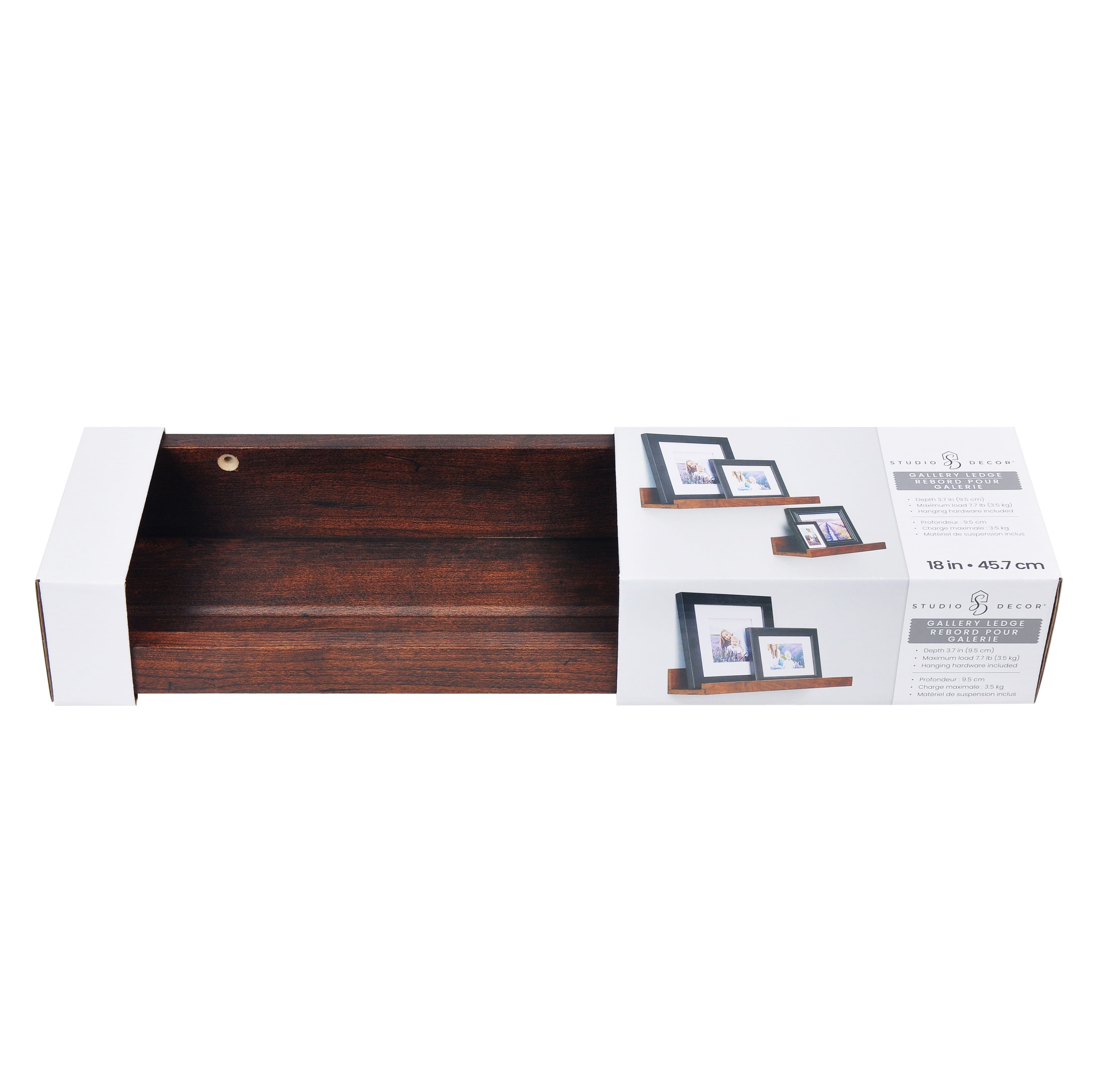 &#xC9;tag&#xE8;re flottante brun moyen de Studio D&#xE9;cor