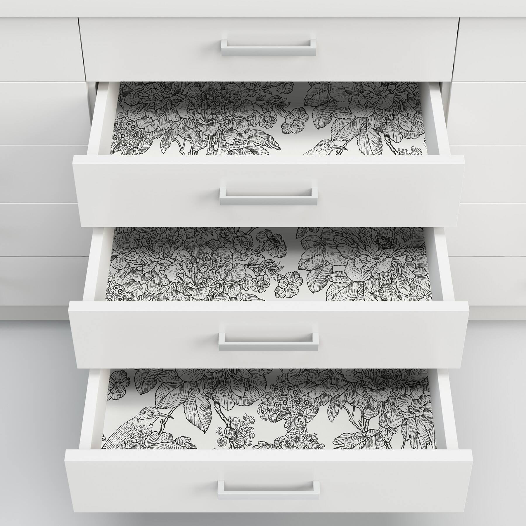 NuWallpaper Black & White Sudbury Peel & Stick Wallpaper