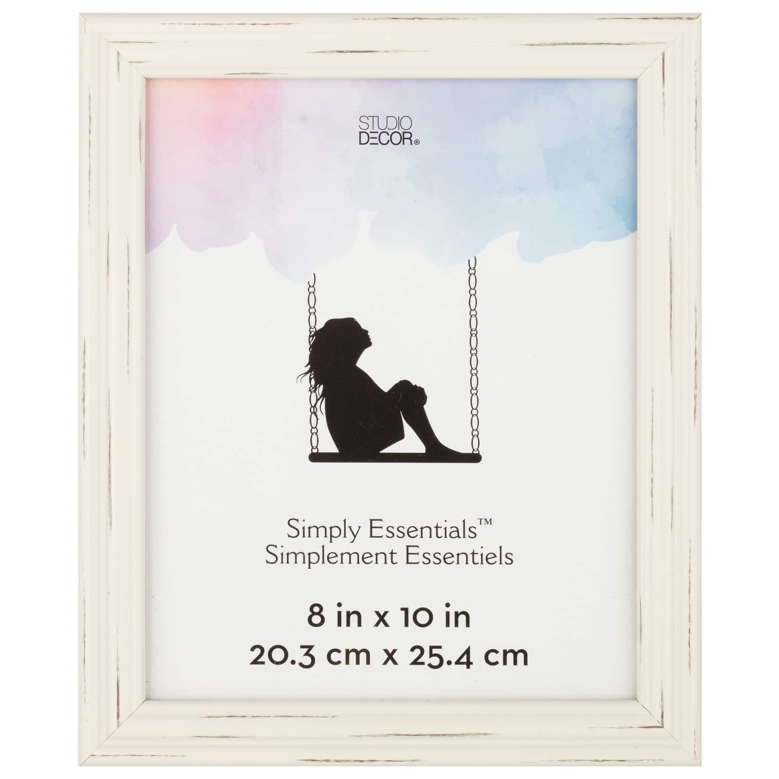 12 Pack: Distressed White Frame, Simply Essentials™ by Studio Décor®