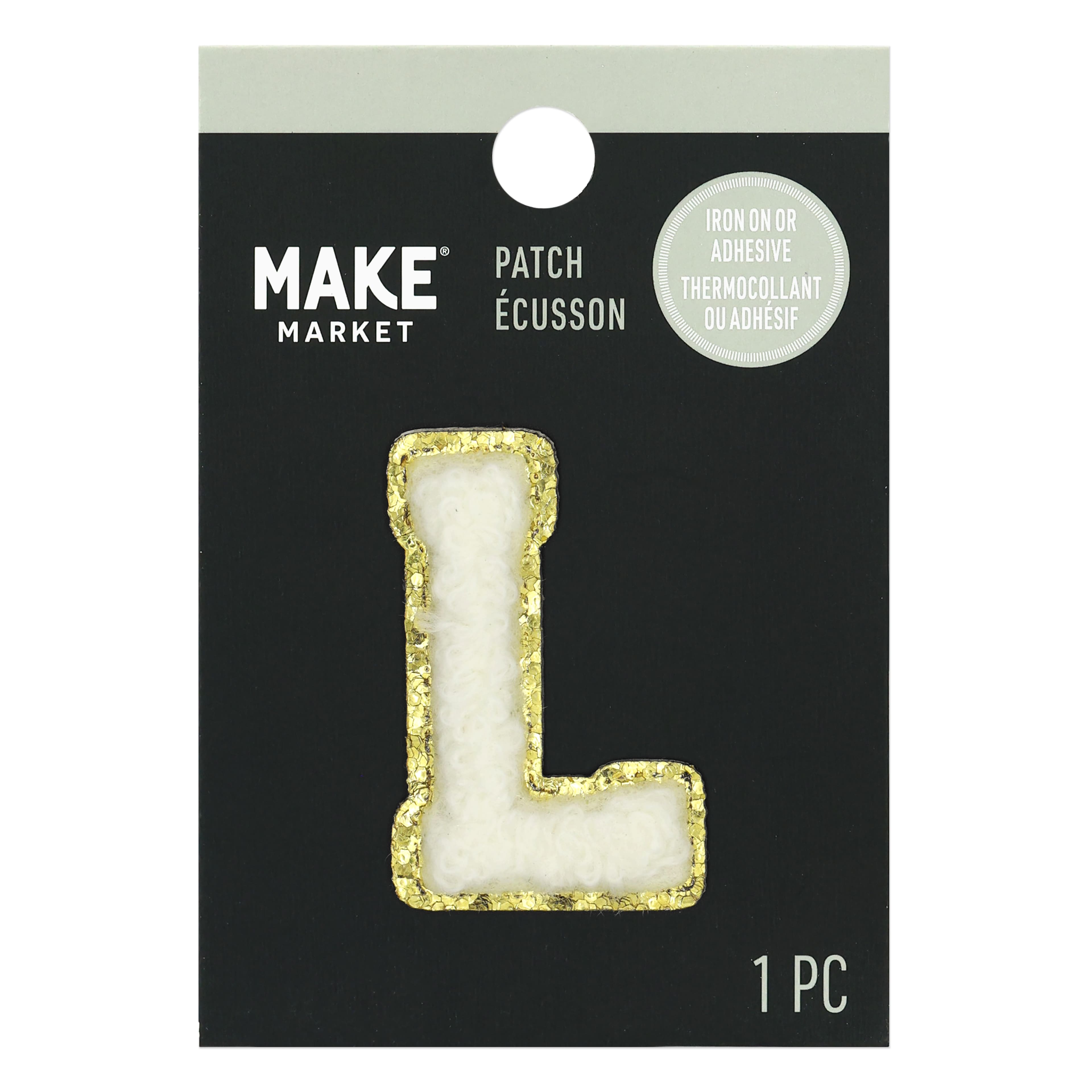1.5&#x22; White Chenille Patch by Make Market&#xAE;