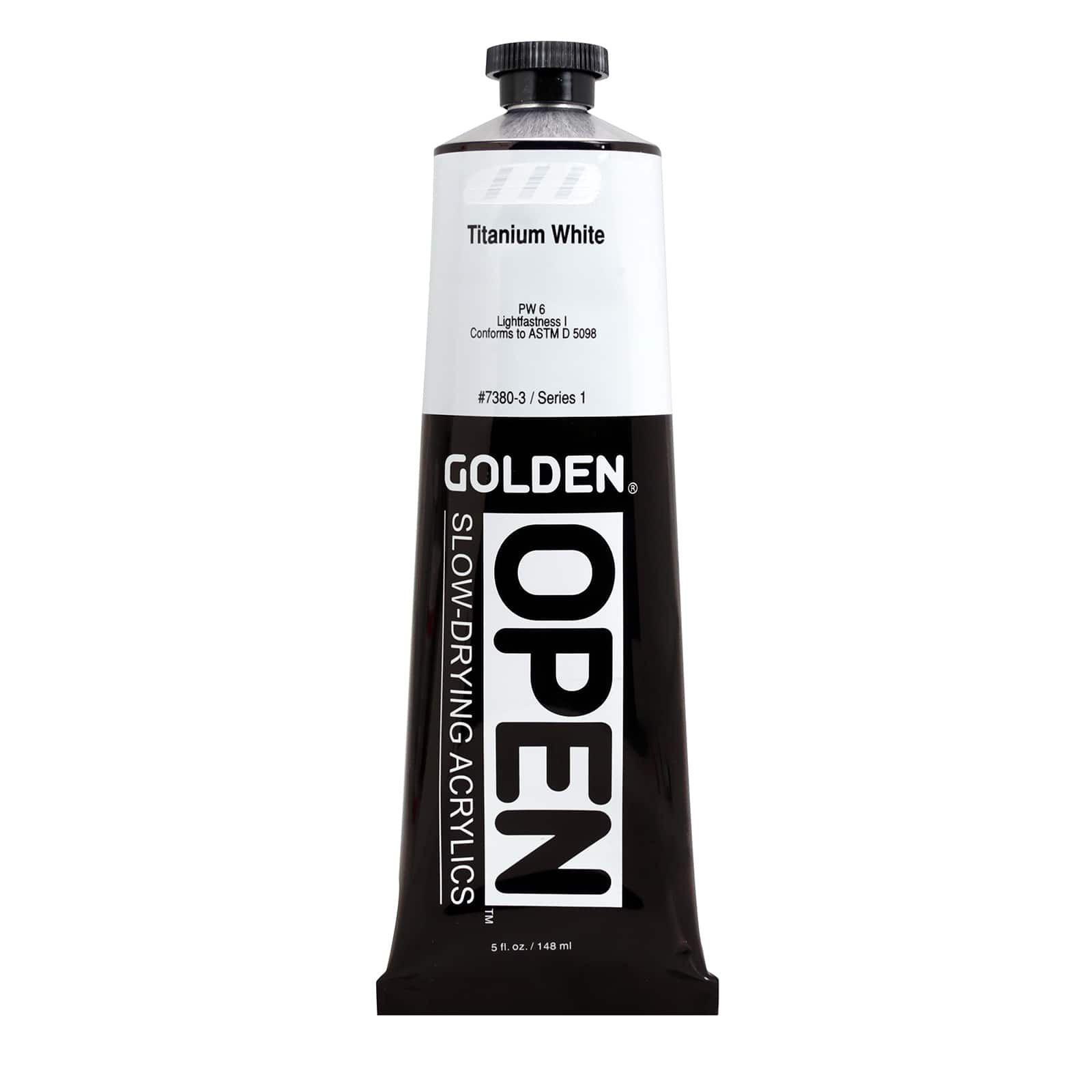 Golden OPEN Slow-Drying Acrylics, 5 oz Paint in Titanium White - D022042S - Art and Craft Paint Get the Golden OPEN Slow-Drying Acrylics, 5oz. at  sku D022042S