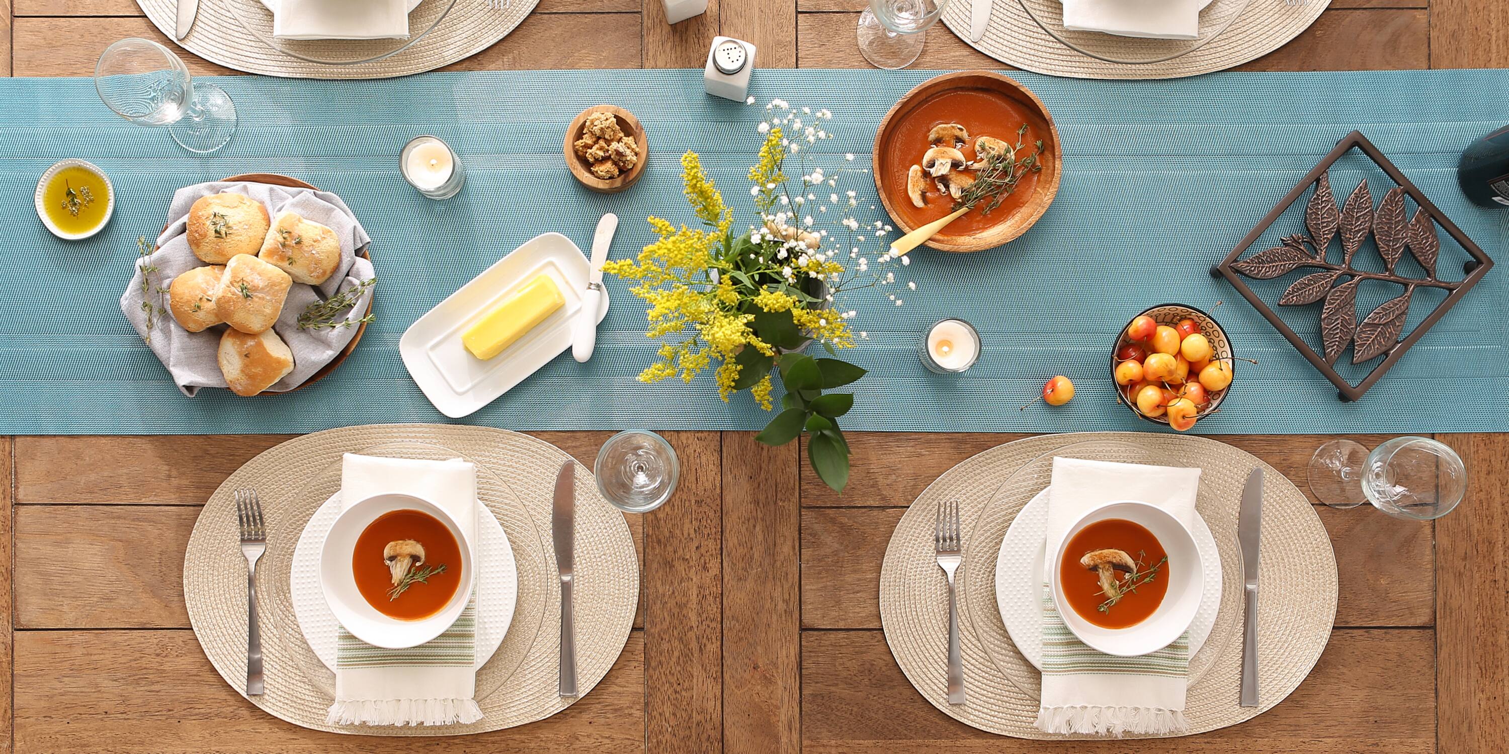 DII&#xAE; Oval Plastic Woven Placemats, 6ct.