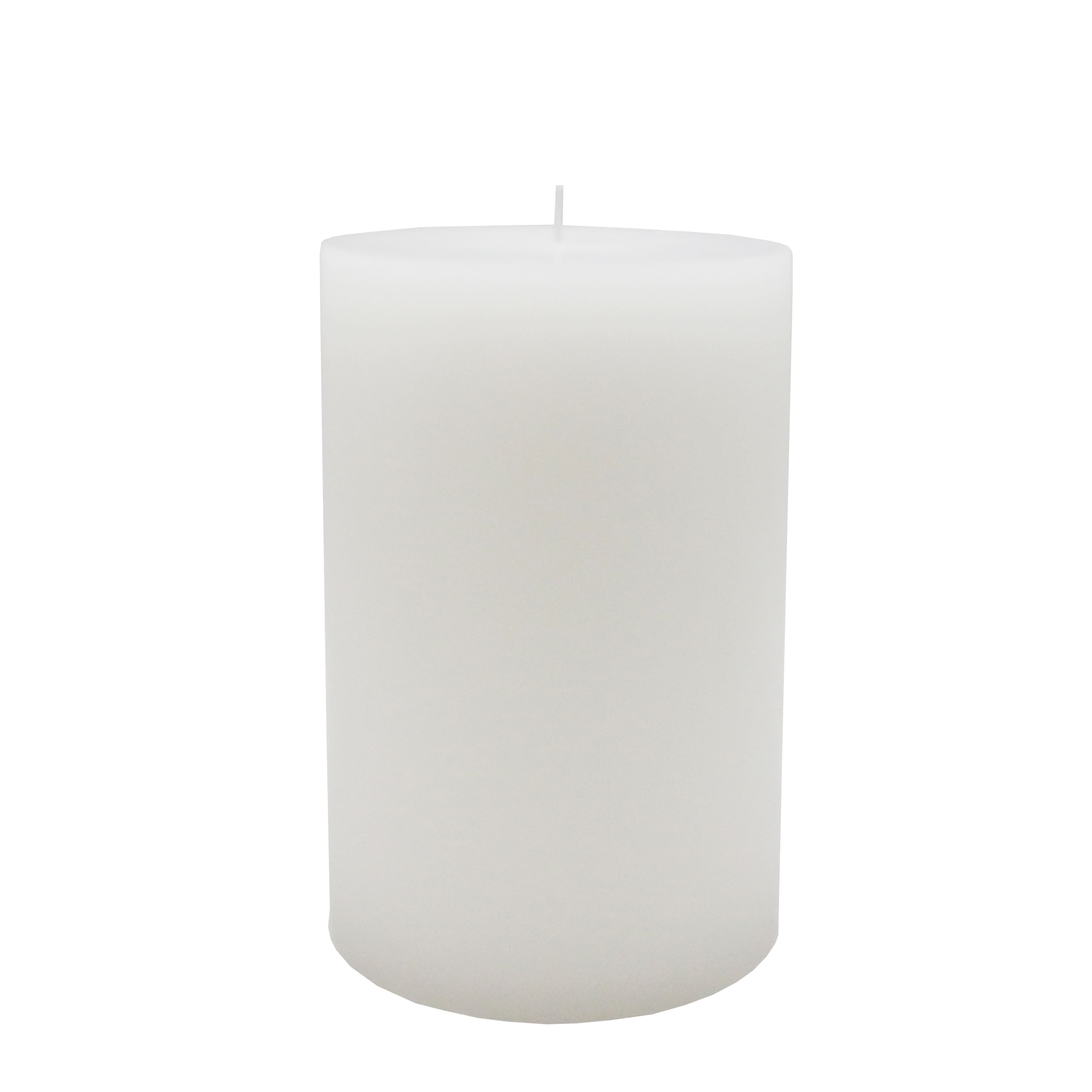 4&#x22; x 6&#x22; White Pillar Candle by Ashland&#xAE;
