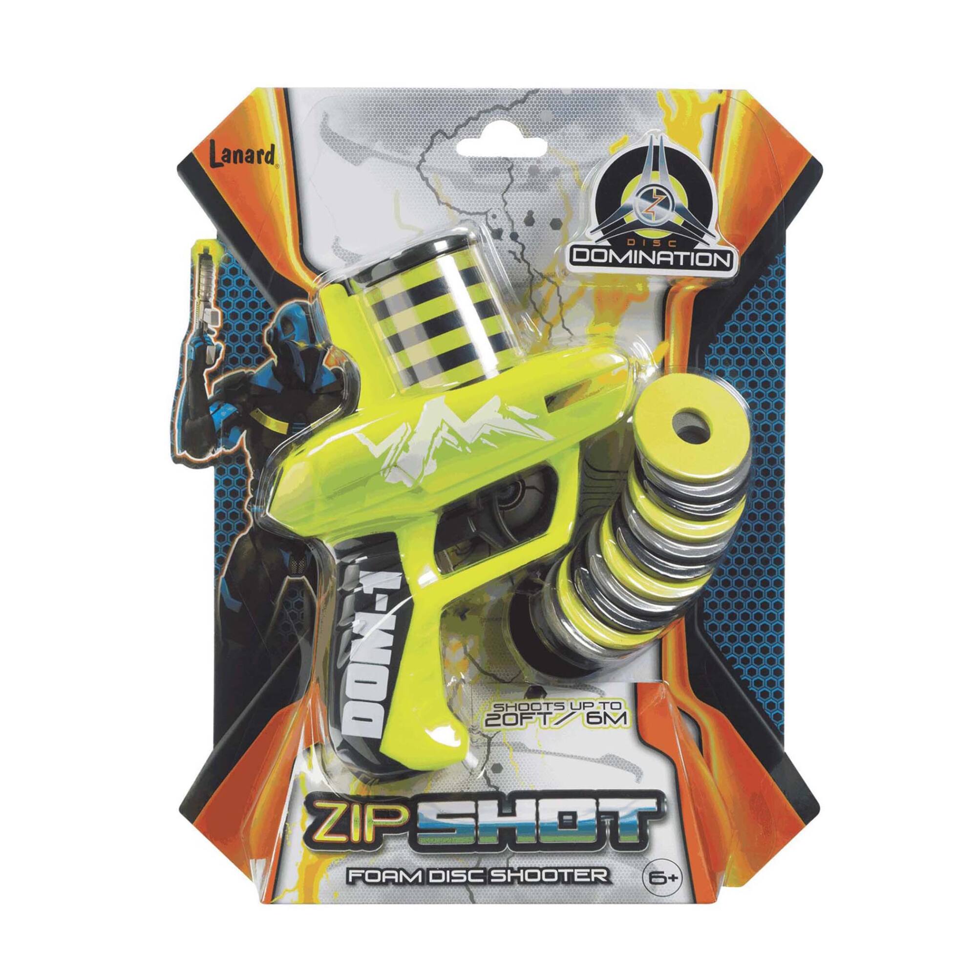 Toysmith&#xAE; Disc Domination 7&#x22; Zip Shot Shooter