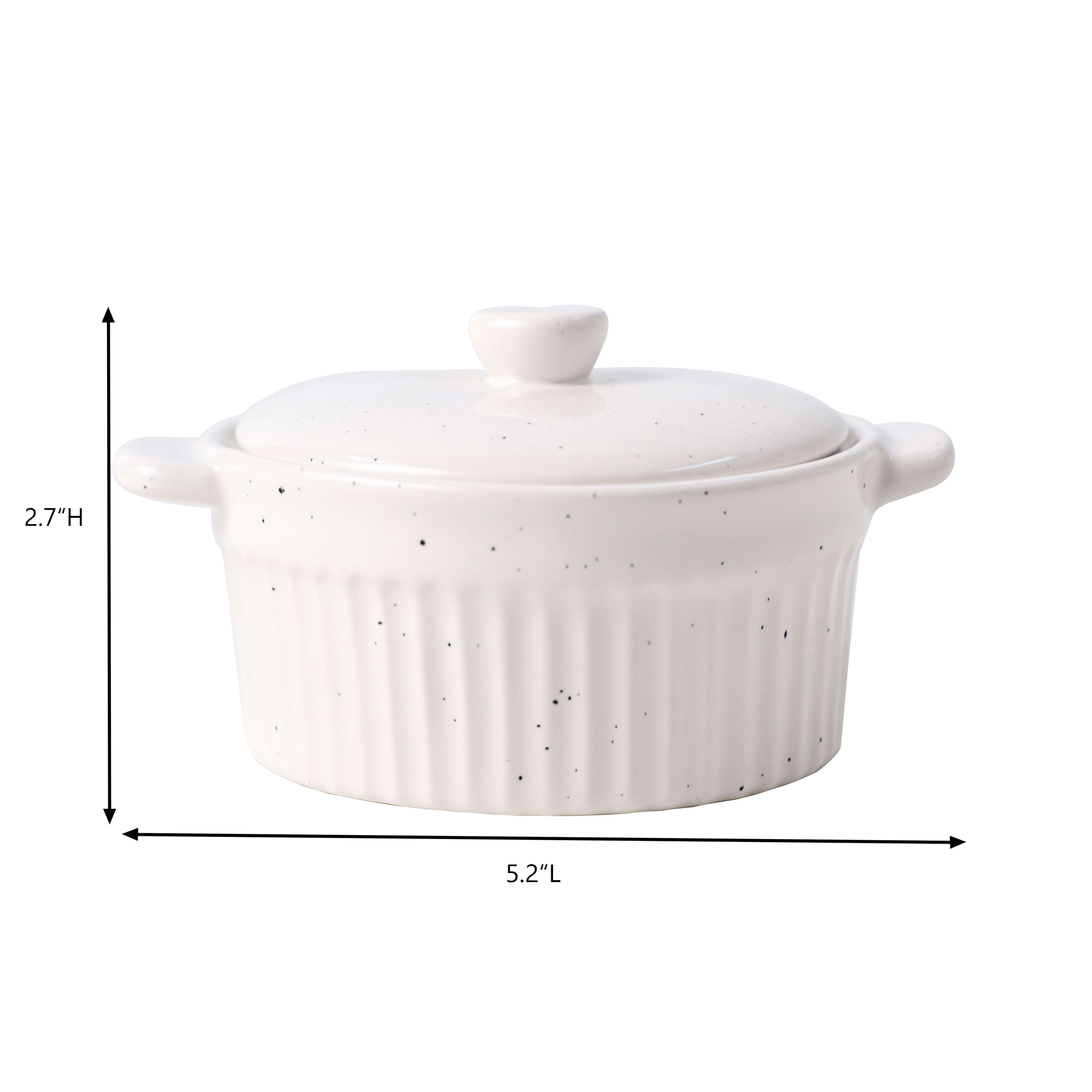 5&#x22; White Ceramic Ramekin by Ashland&#xAE;