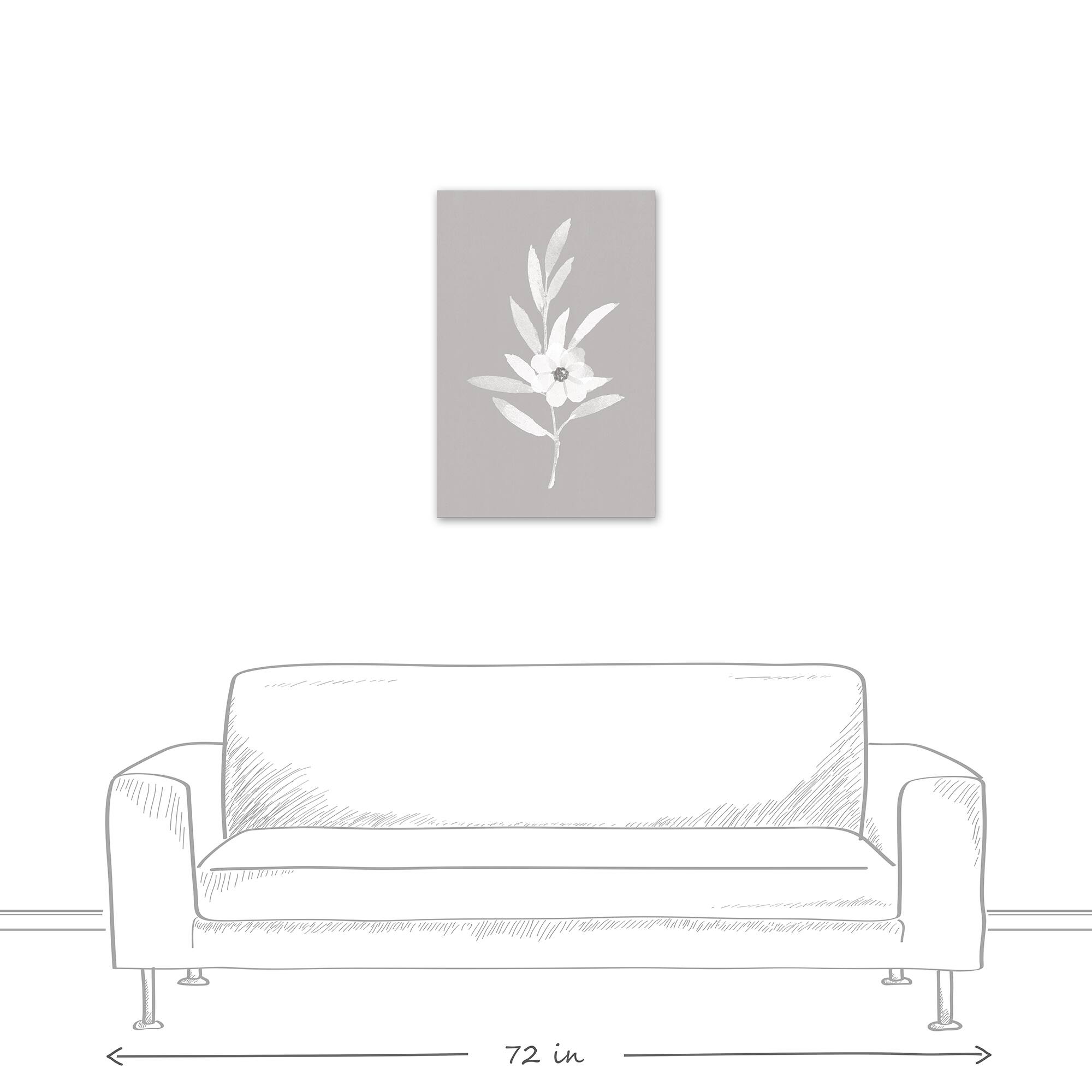 Soft White Botanicals 20&#x22; x 30&#x22; Canvas Wall Art